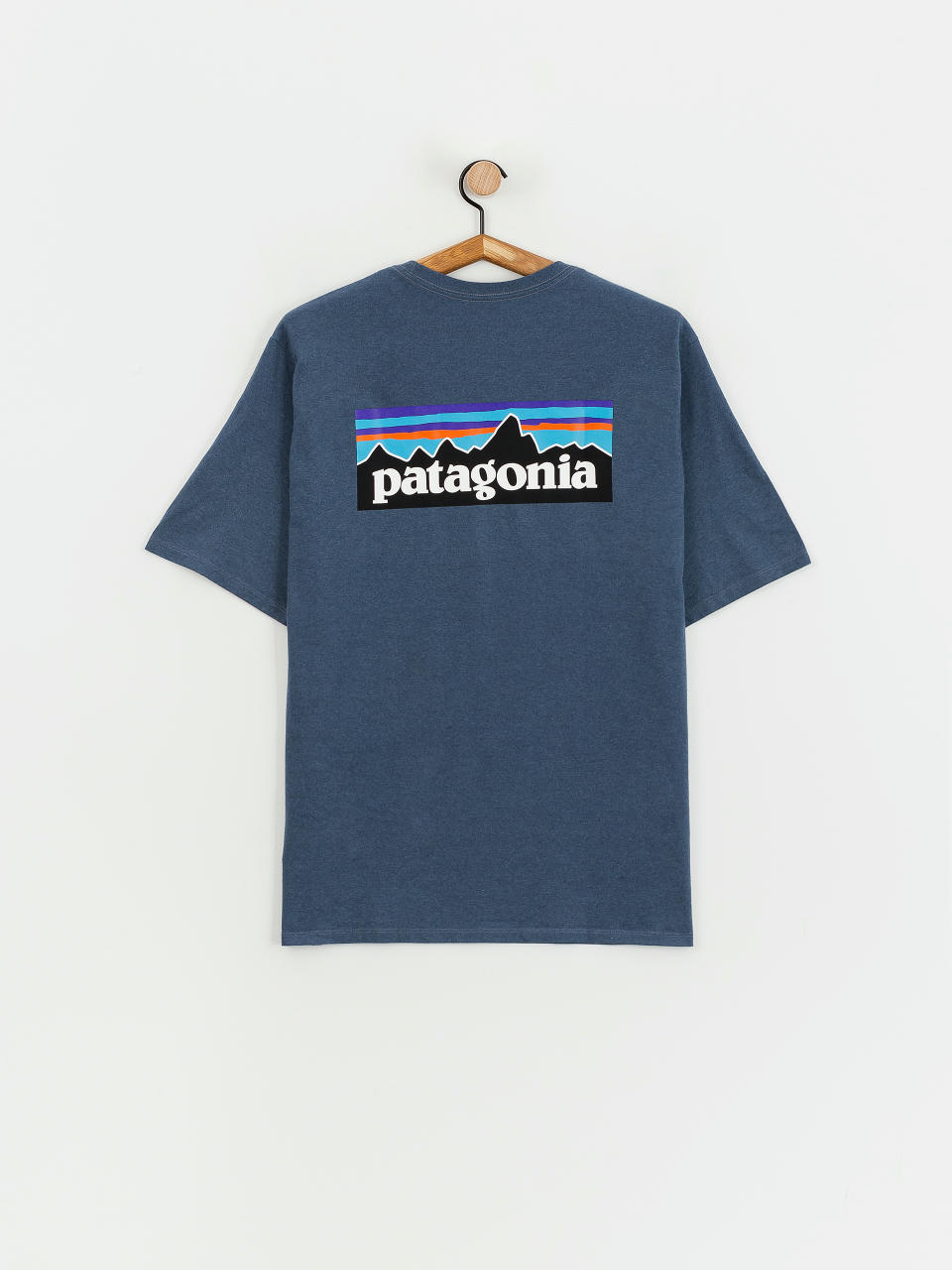 Tričko Patagonia P-6 Logo Responsibili (utility blue)