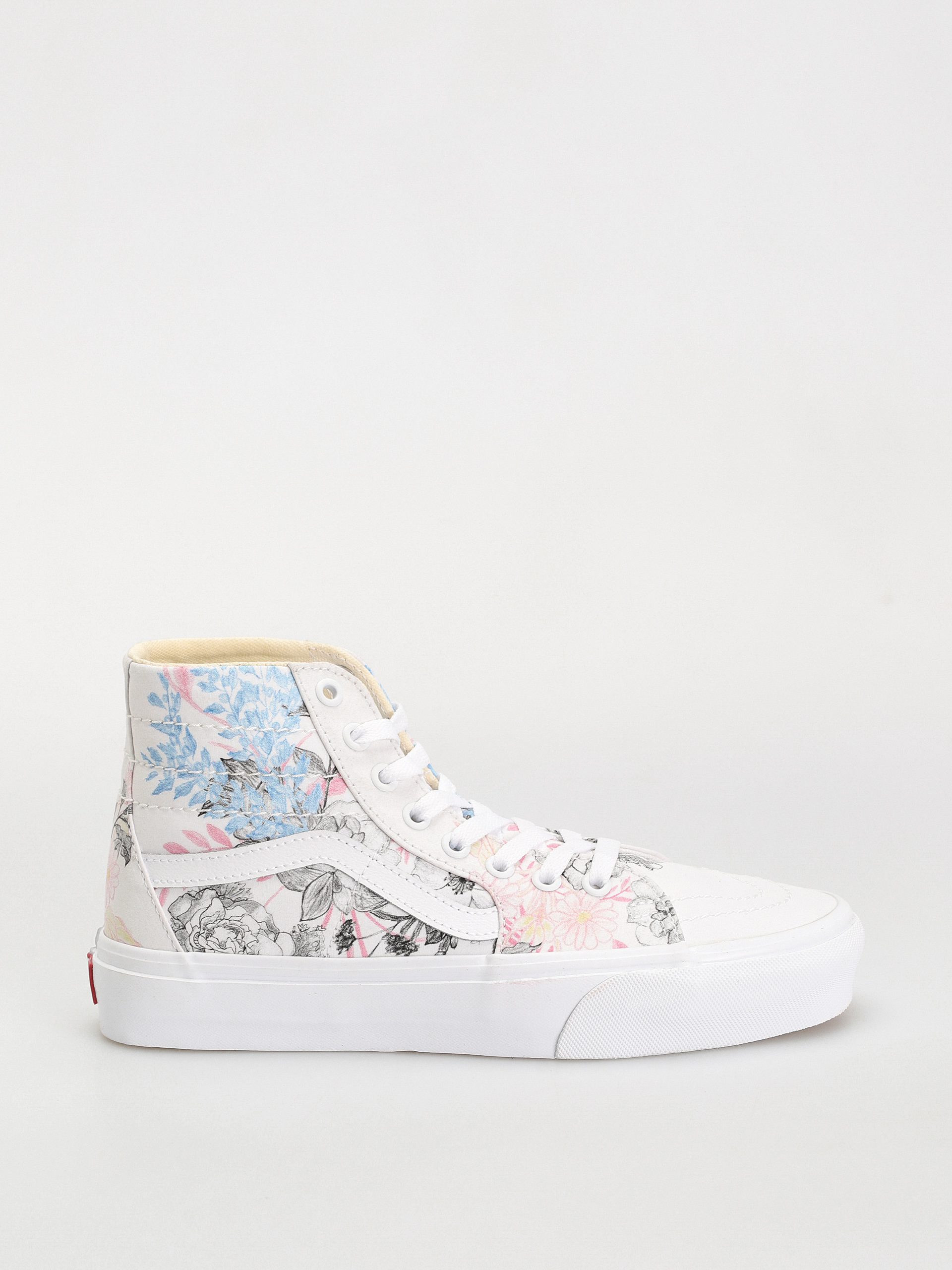 Topu00e1nky Vans Sk8 Hi Tapered (whimsy floral true white)