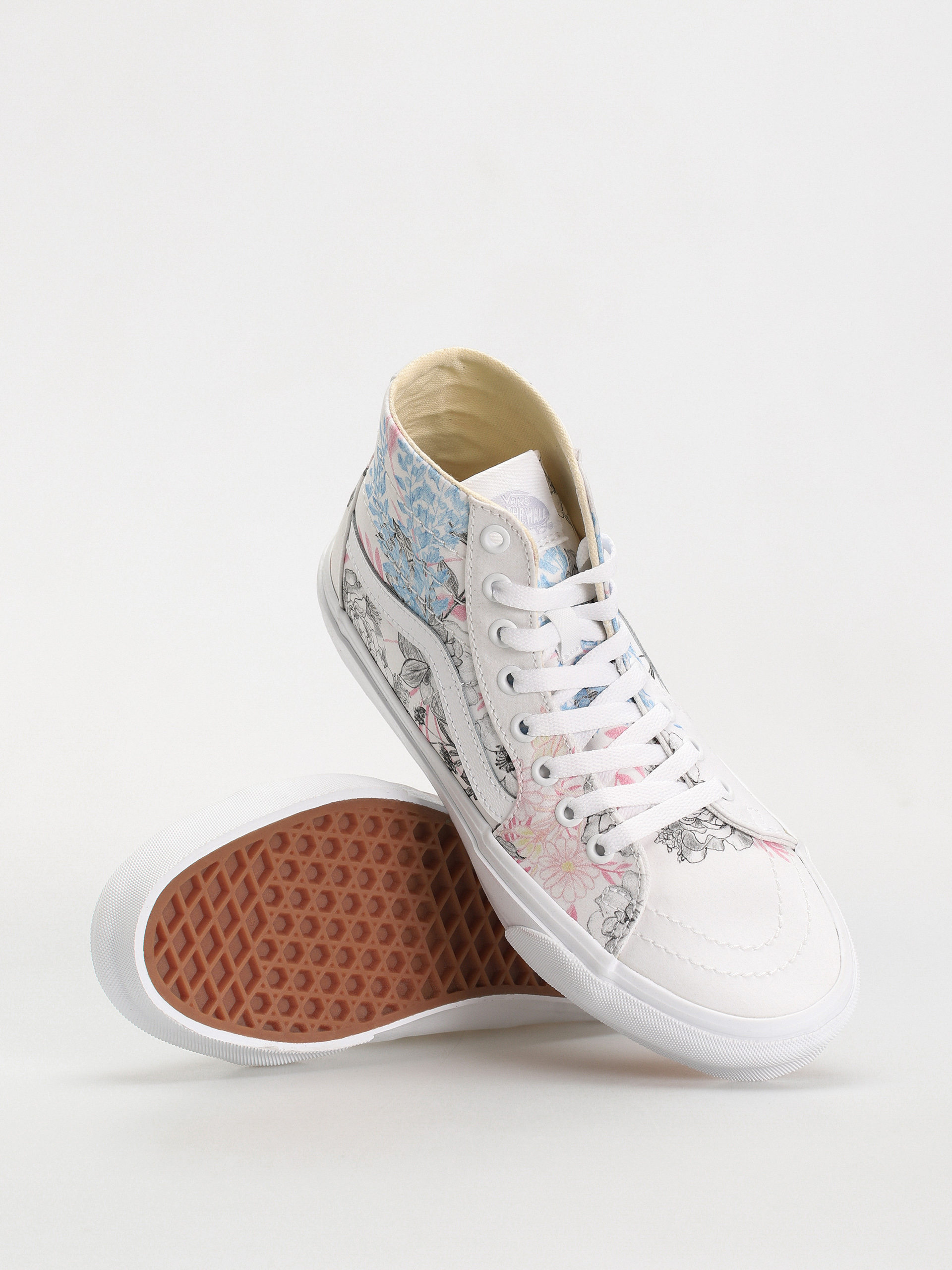 Topánky Vans Sk8 Hi Tapered (whimsy floral true white)