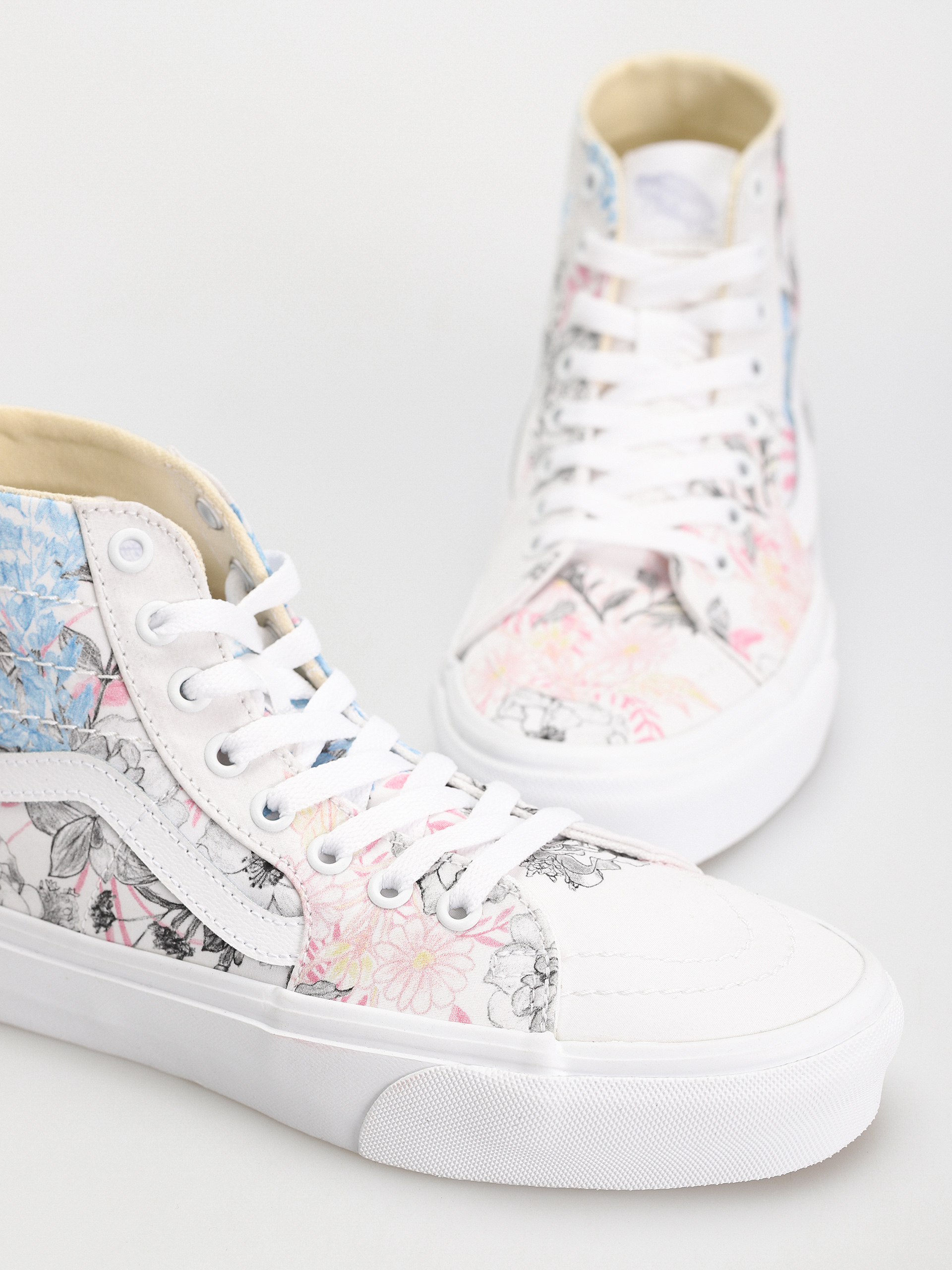 Topánky Vans Sk8 Hi Tapered (whimsy floral true white)