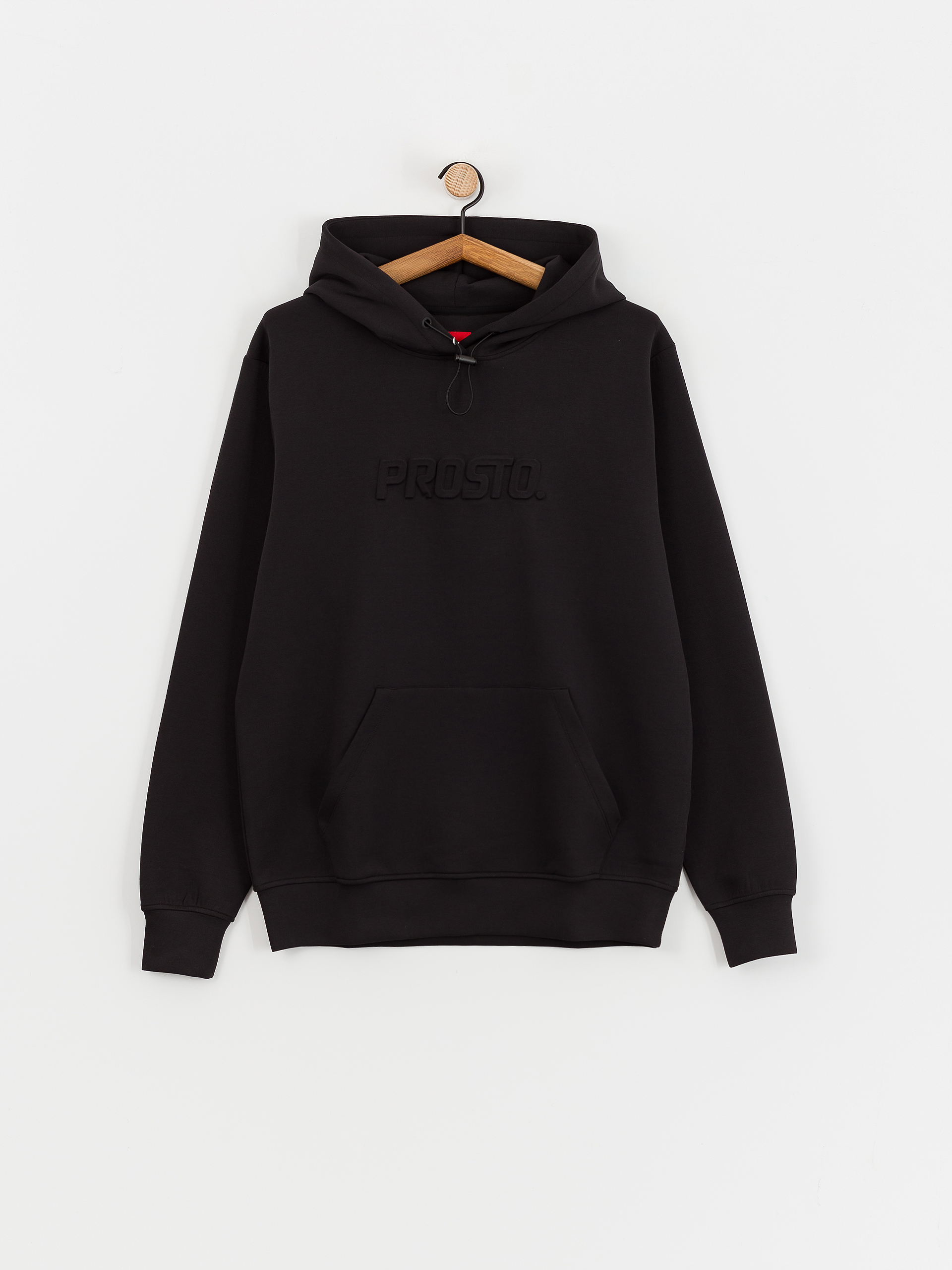 Mikina s kapucňou Prosto Logy HD (black)