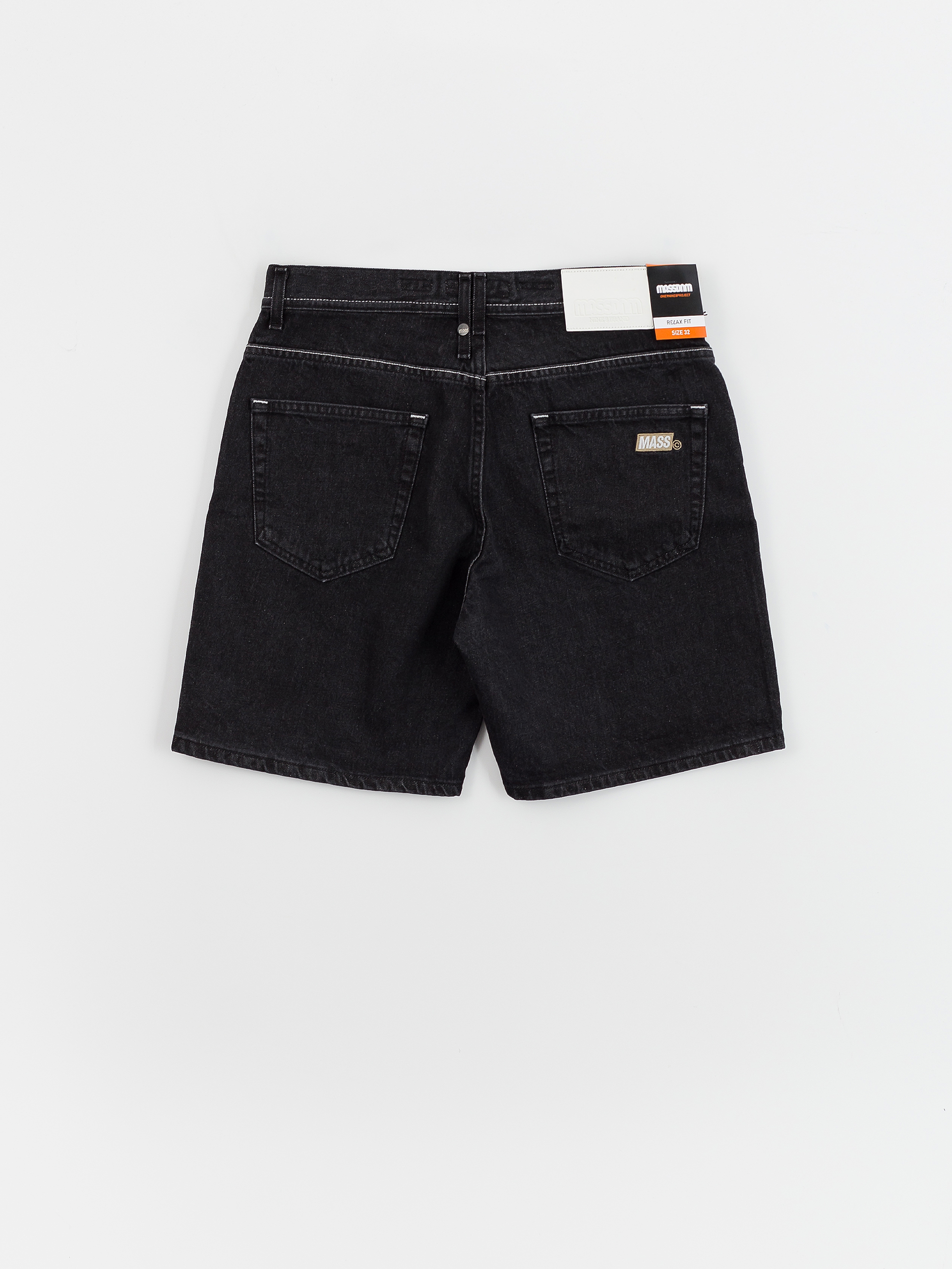 Kraťasy MassDnm Jeans Box (black washed)