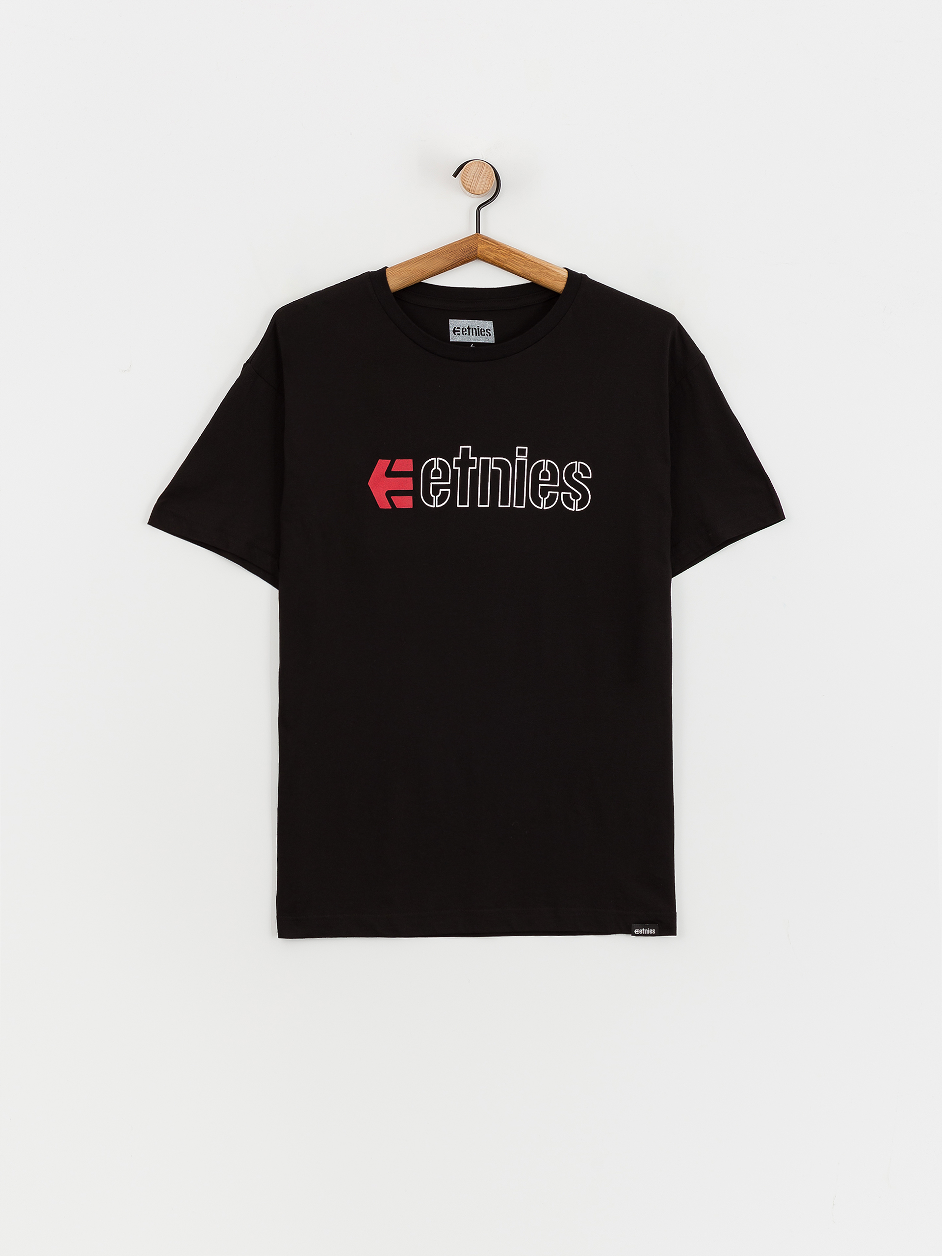 Tričko Etnies Ecorp (black/red/white)