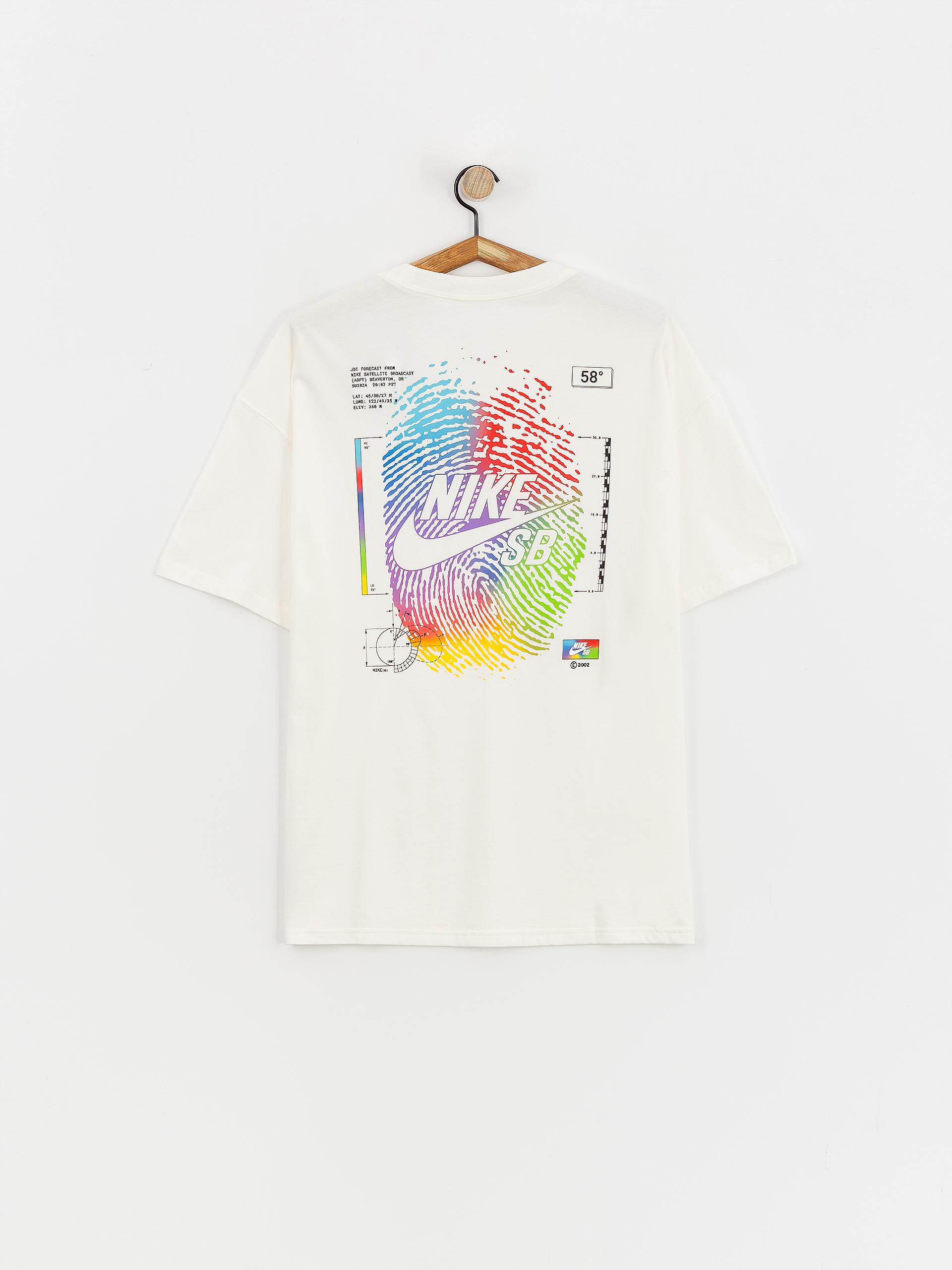 Tričko Nike SB Thumbprint (sail)