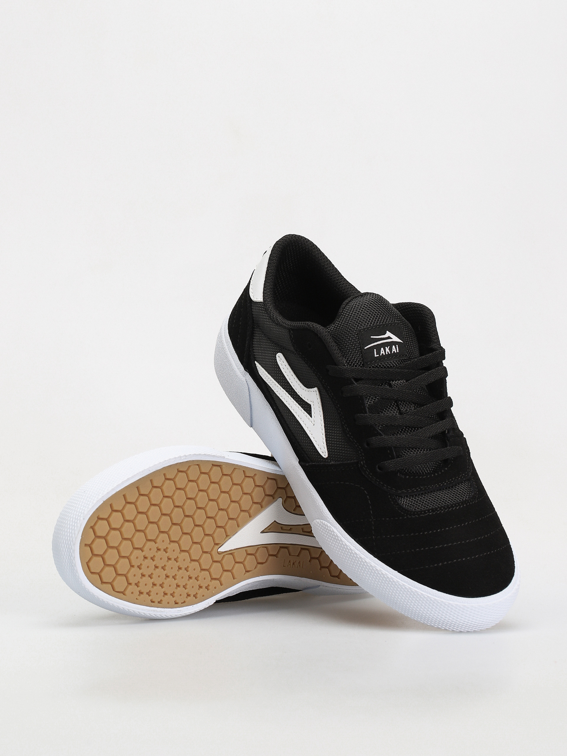 Topánky Lakai Cambridge (black white suede)