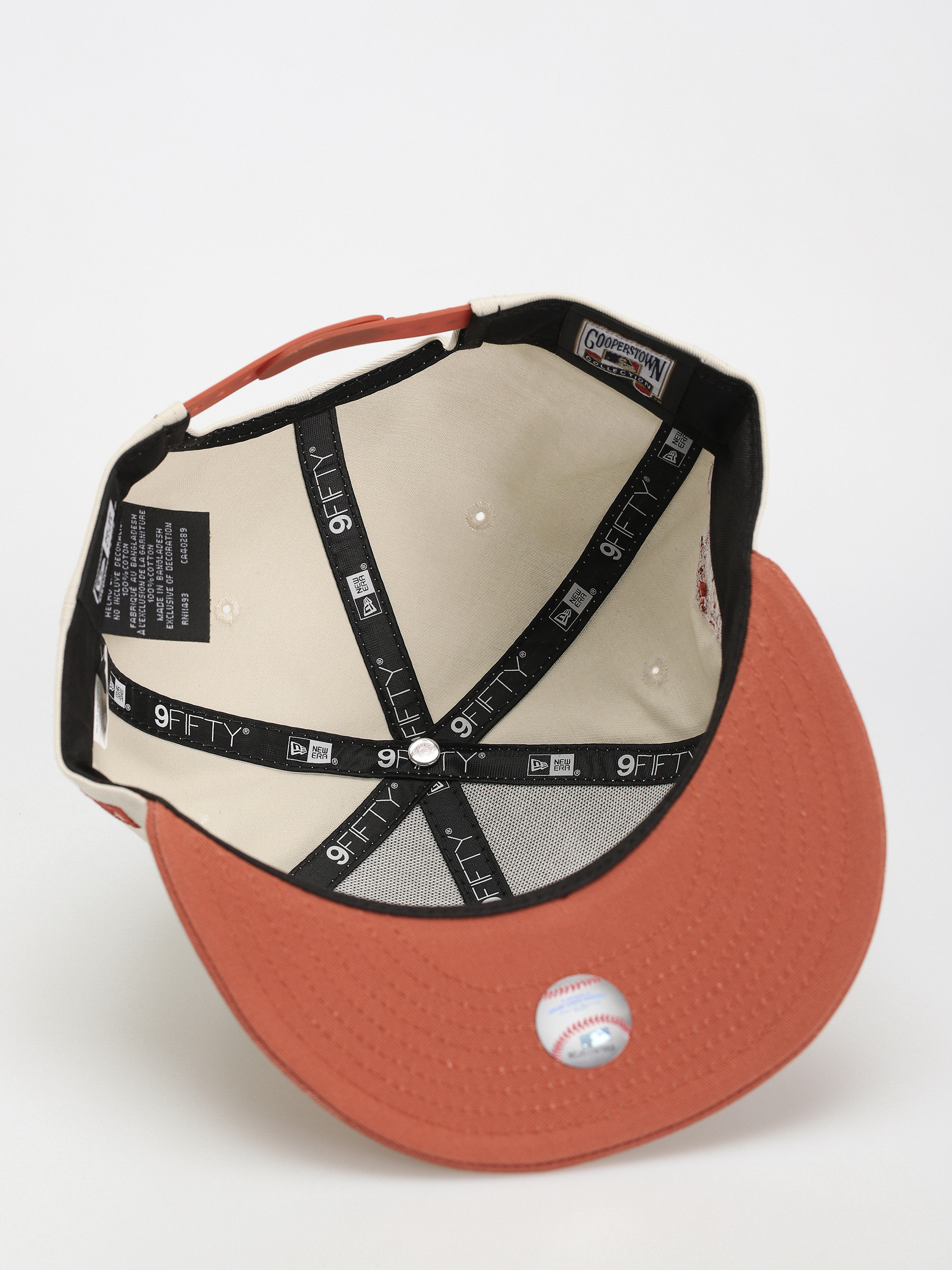 Šiltovka New Era MLB Patch 9Fifty New York Yankees (ivory/terracotta)