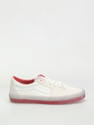 Topánky Vans Sk8 Low (translucent sidewall white/red)