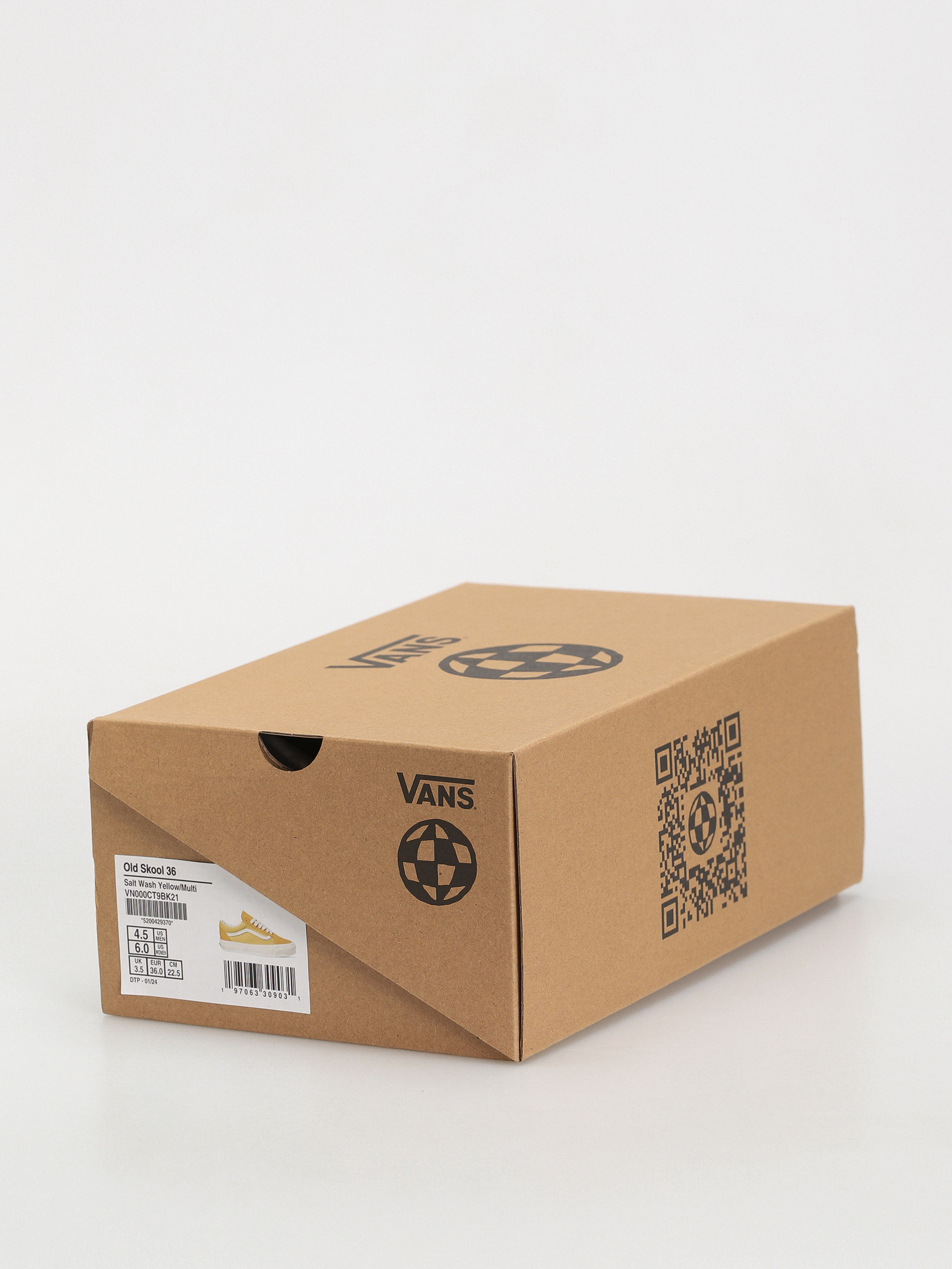 Topánky Vans Old Skool 36 (salt wash yellow/multi)