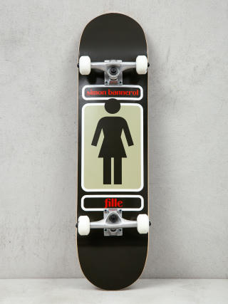 Skateboard Girl Skateboard Bannerot 93 Til (black)