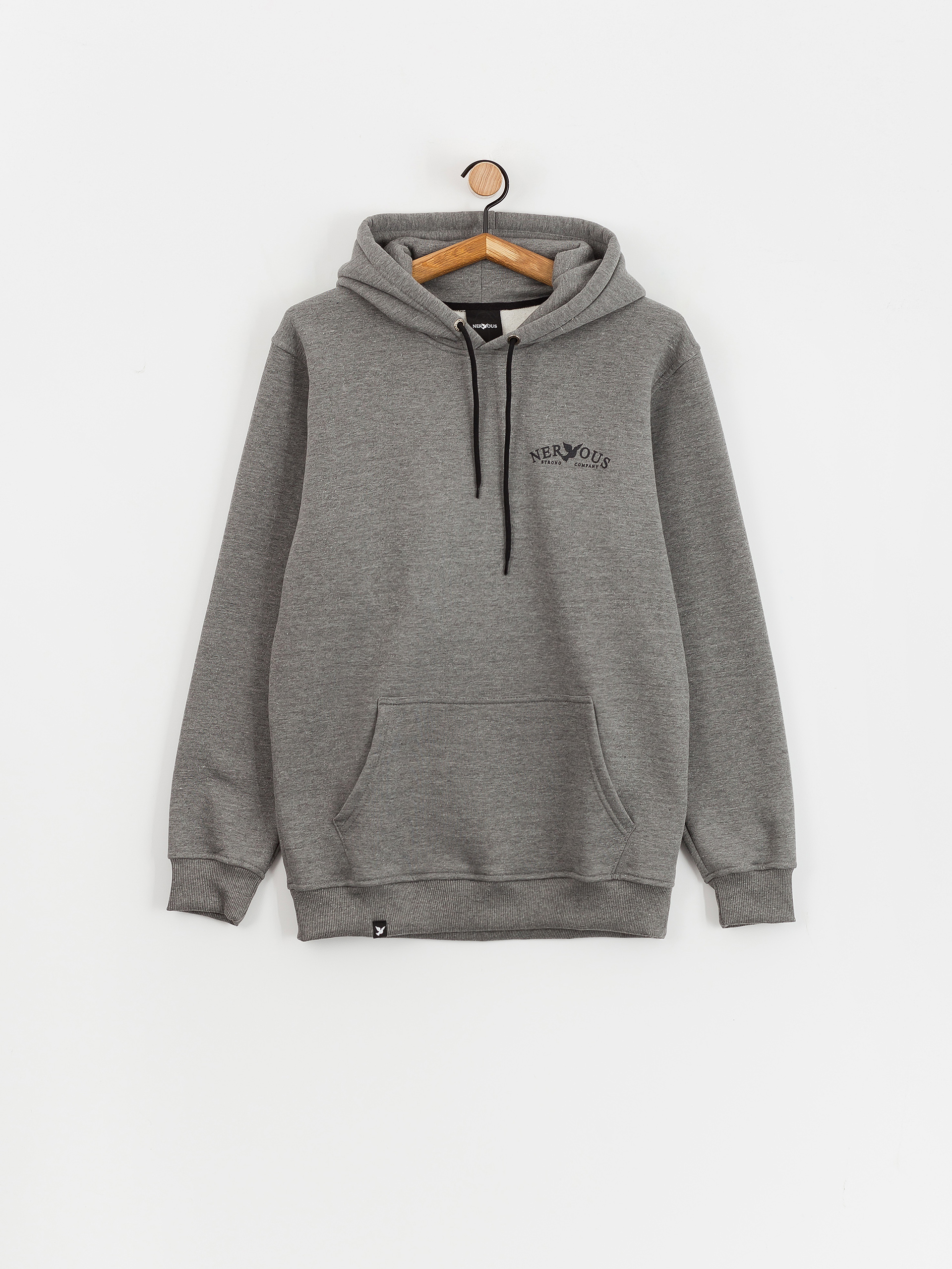 Mikina s kapucňou Nervous Small Classic Arc HD (light heather)