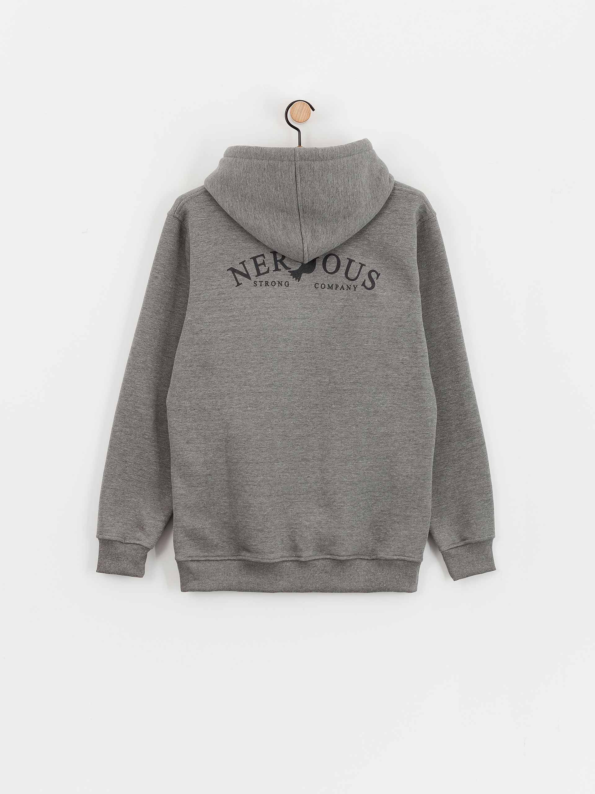 Mikina s kapucňou Nervous Small Classic Arc HD (light heather)