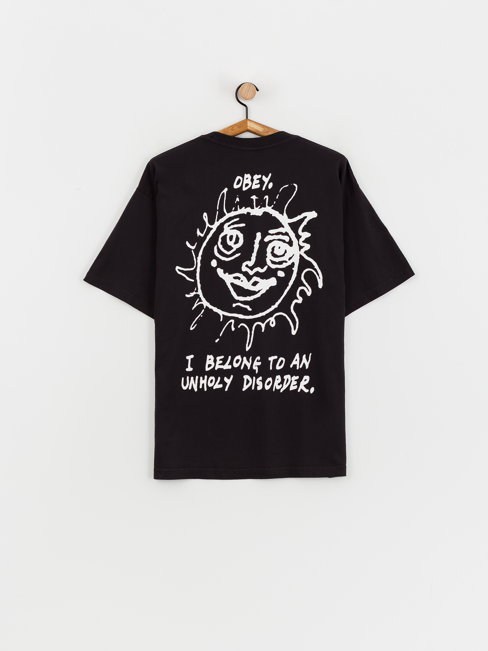Tričko OBEY Disorder (vintage black)
