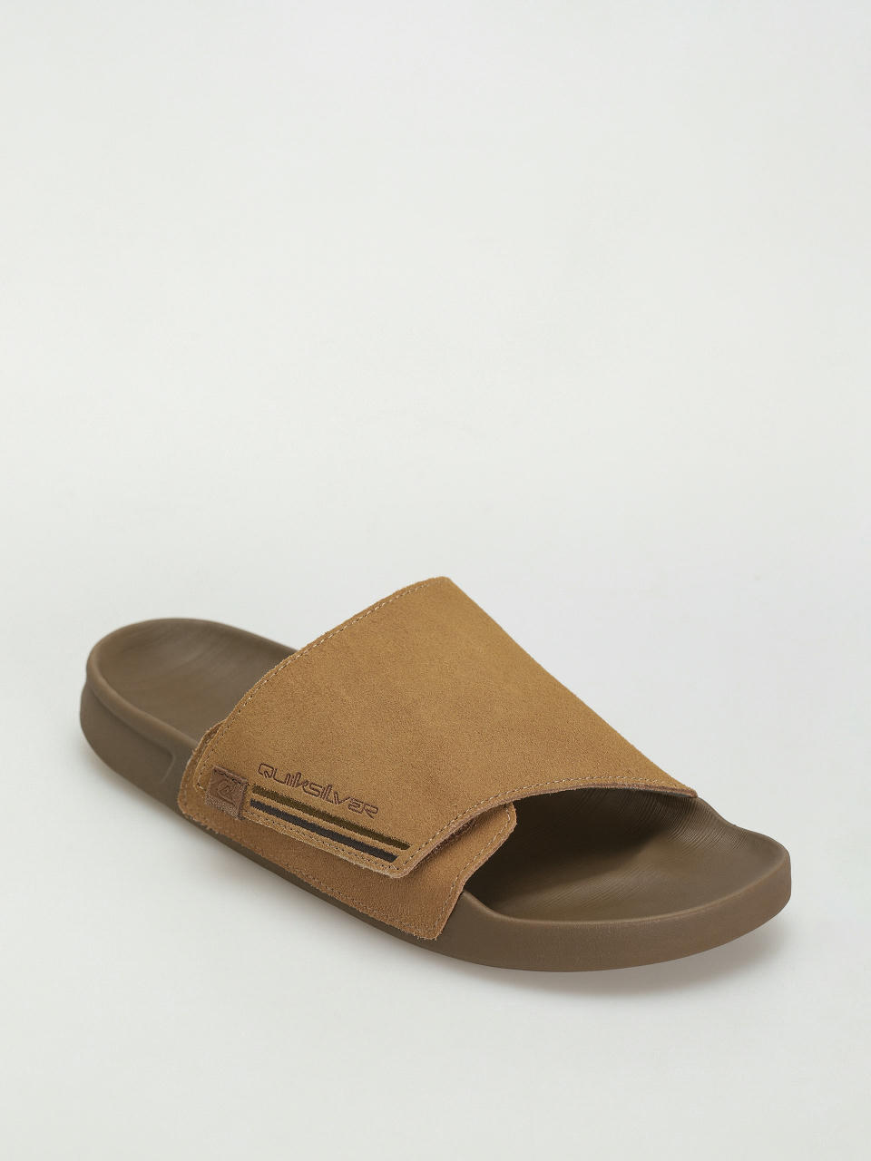 Šľapky Quiksilver Rivi Suede Rf (tan 1)