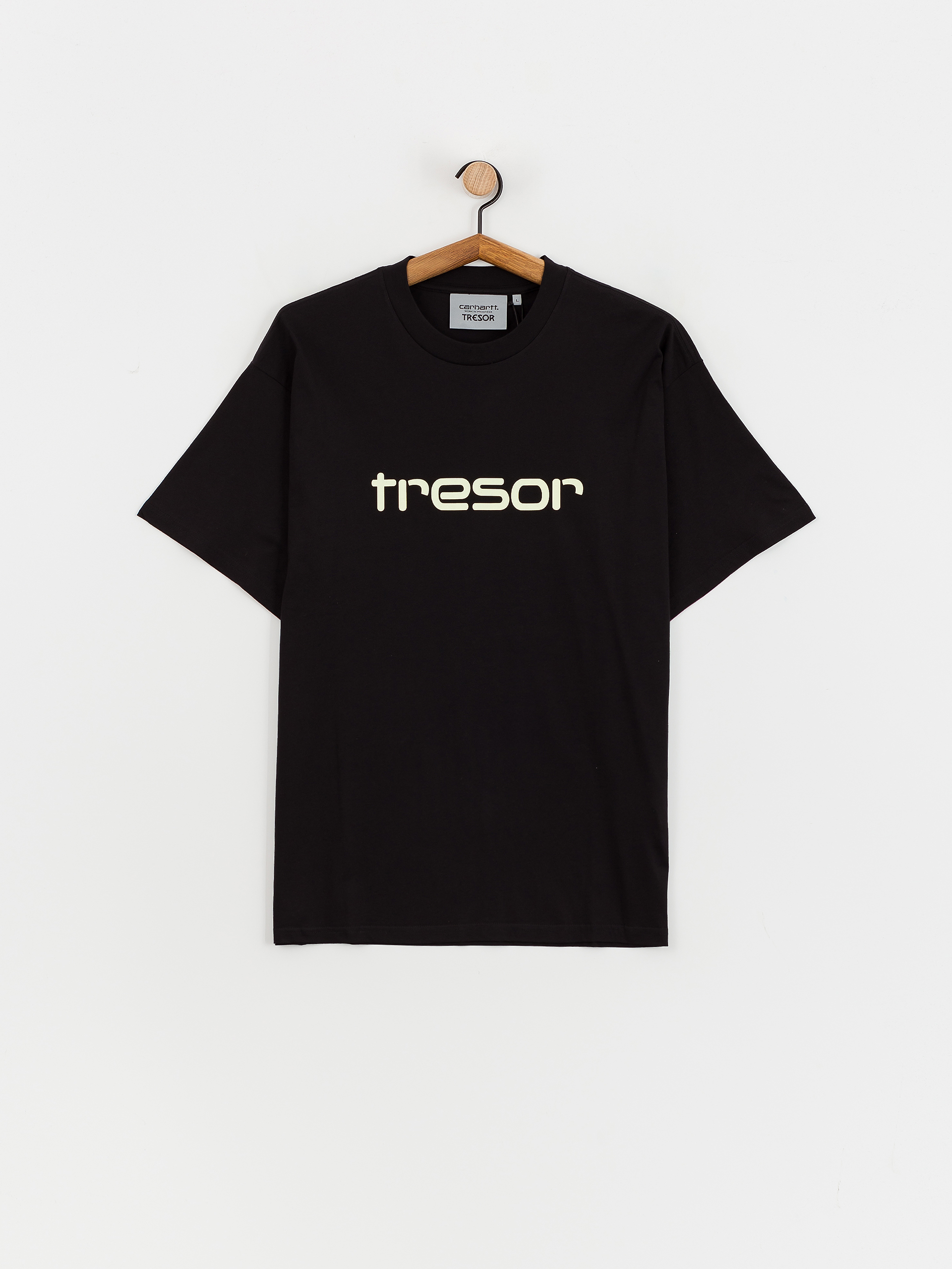 Tričko Carhartt WIP X TRESOR Techno Alliance (black/glow green)