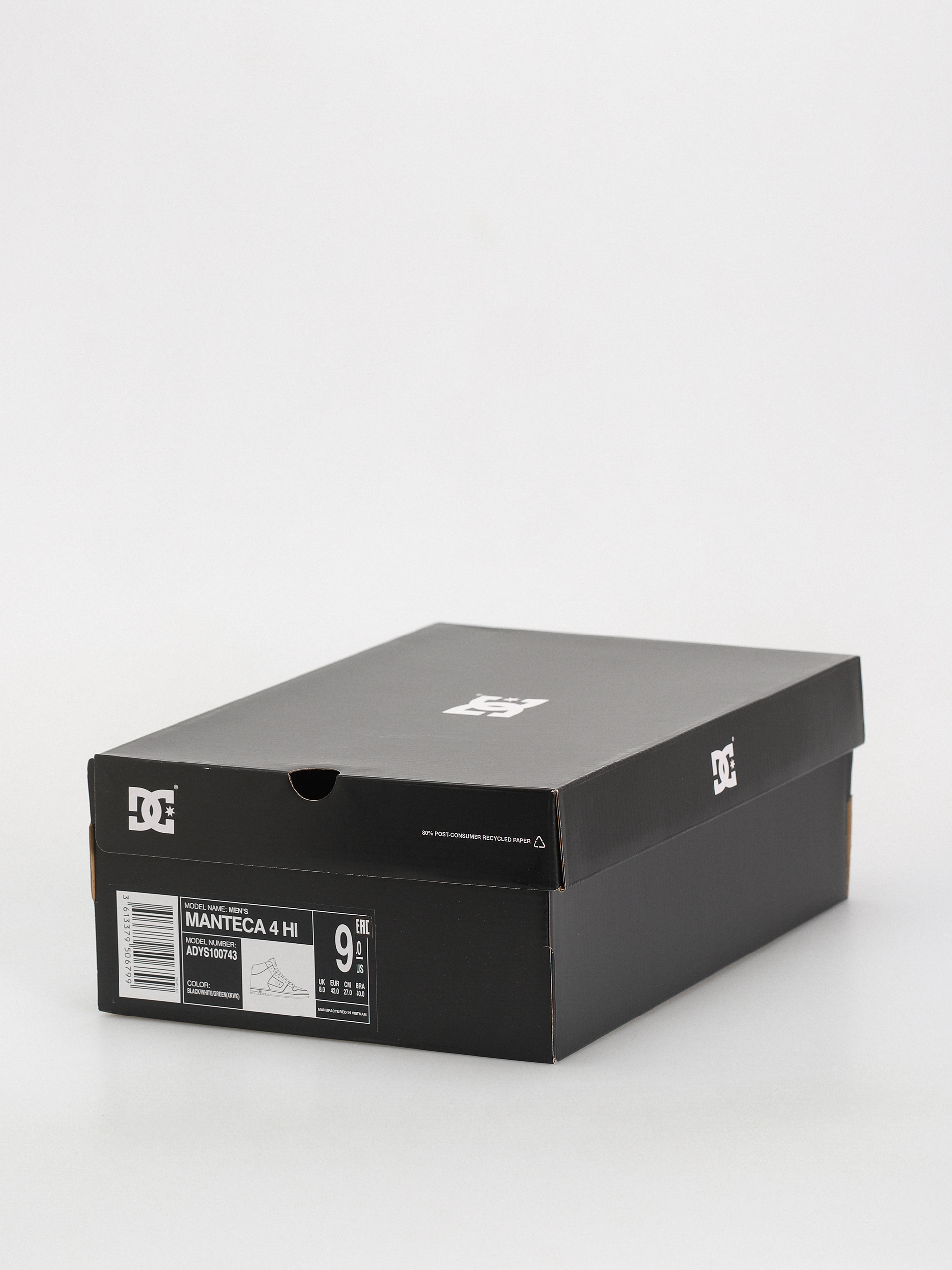 Topánky DC Manteca 4 Hi (black/white/green)