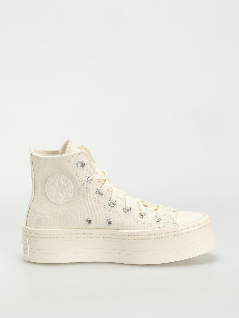 Tenisky Converse Chuck Taylor All Star Modern Lift Hi Wmn (khaki/off white)