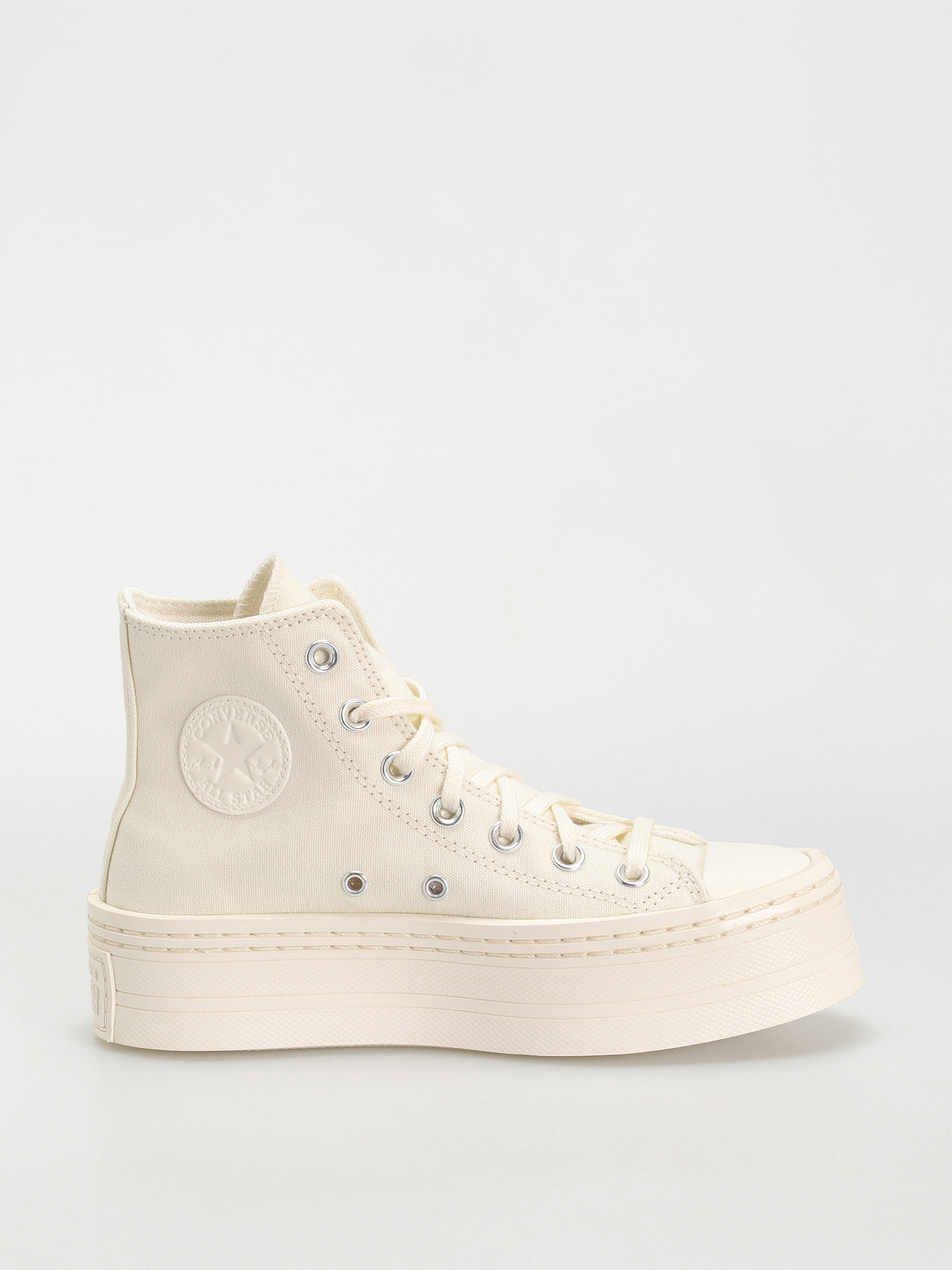 Tenisky Converse Chuck Taylor All Star Modern Lift Hi Wmn (khaki/off white)