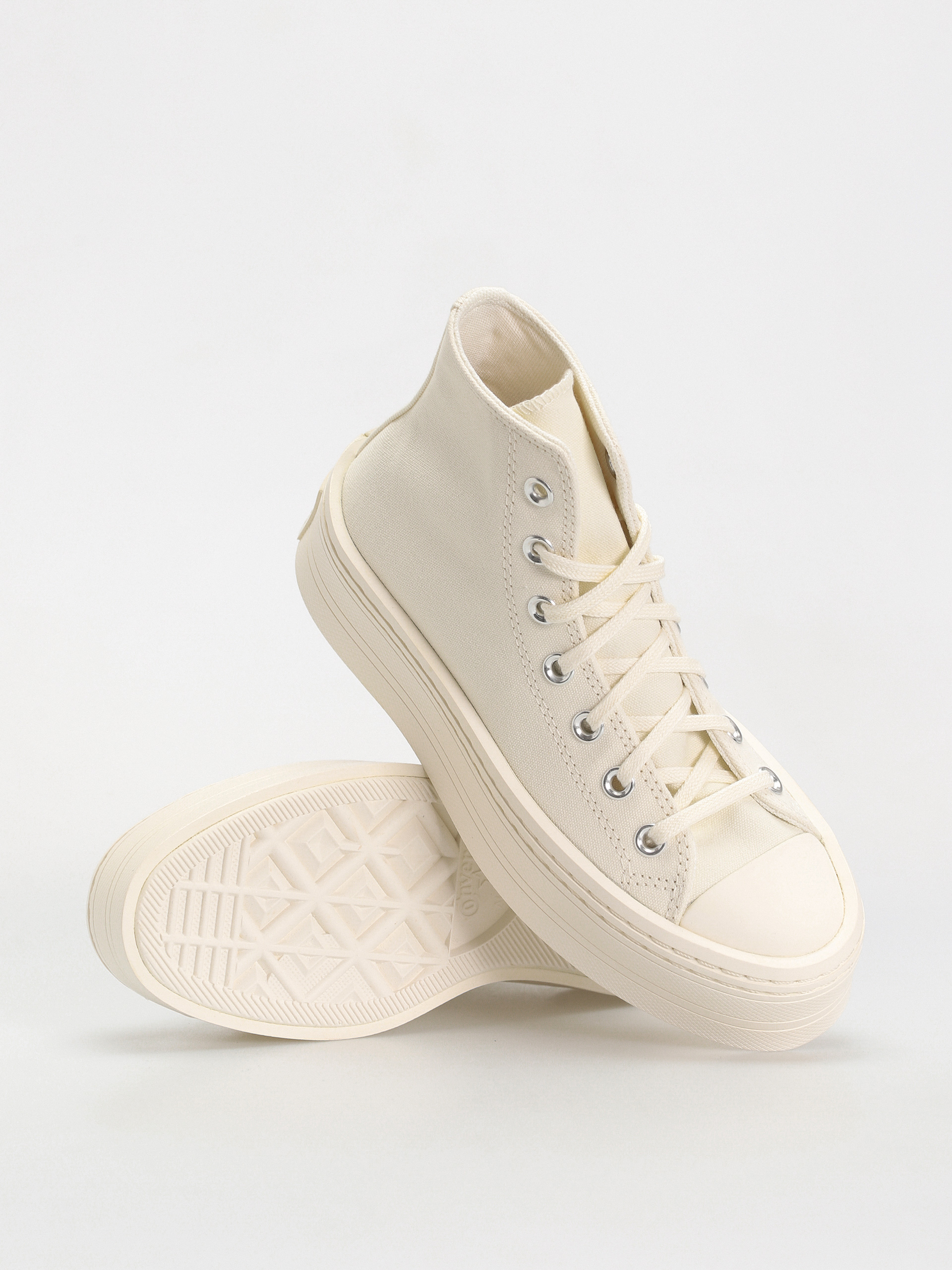 Tenisky Converse Chuck Taylor All Star Modern Lift Hi Wmn (khaki/off white)