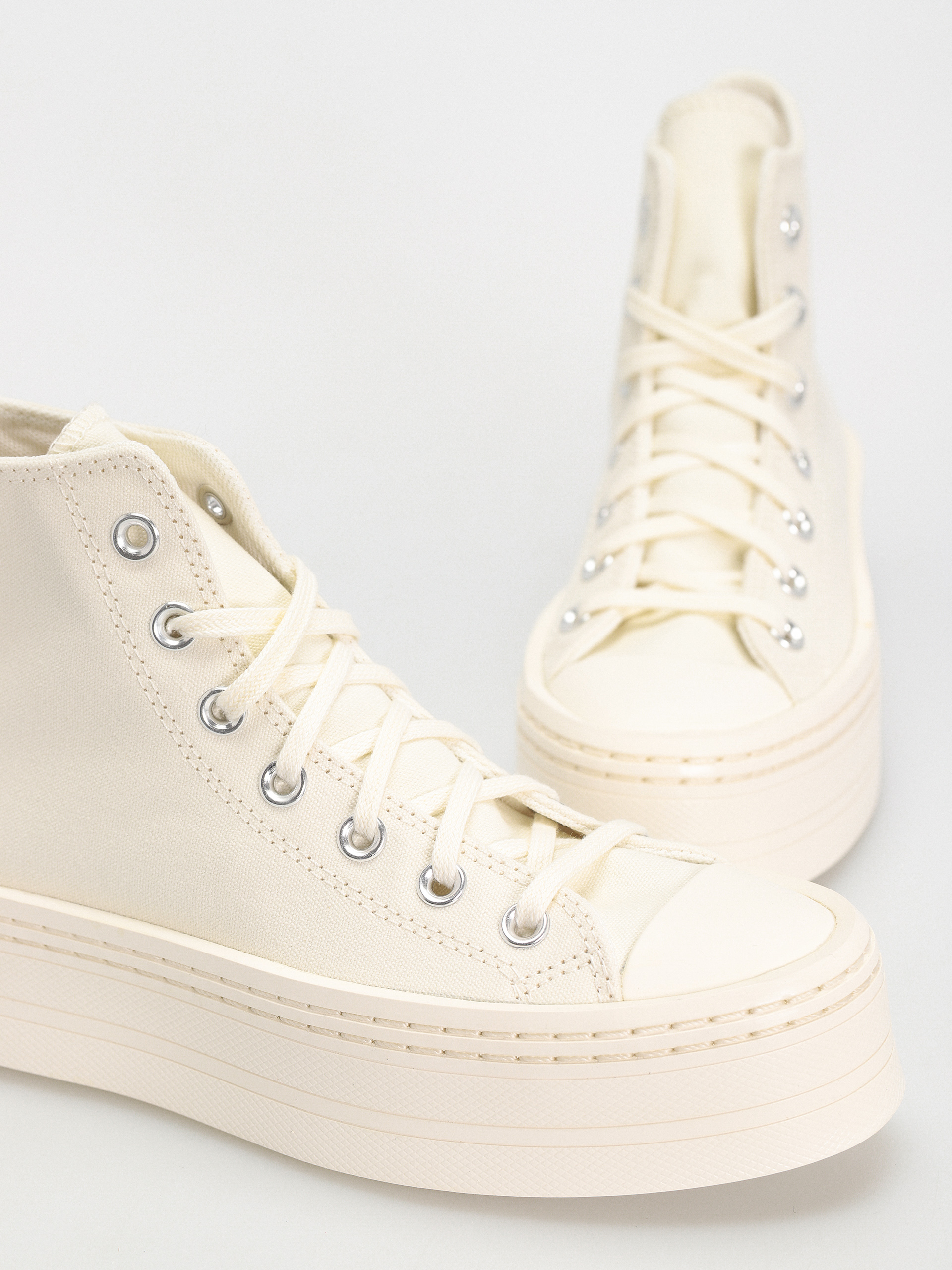 Tenisky Converse Chuck Taylor All Star Modern Lift Hi Wmn (khaki/off white)