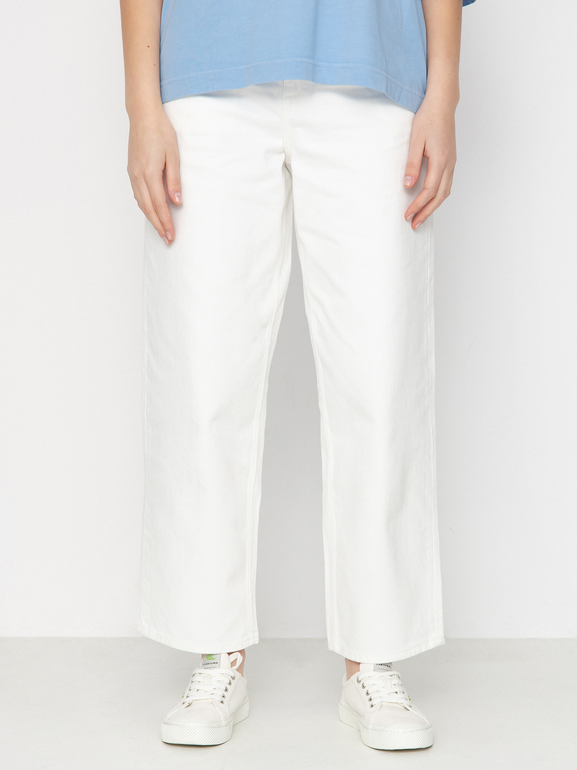 Nohavice Volcom Weellow Denim Wmn (star white)