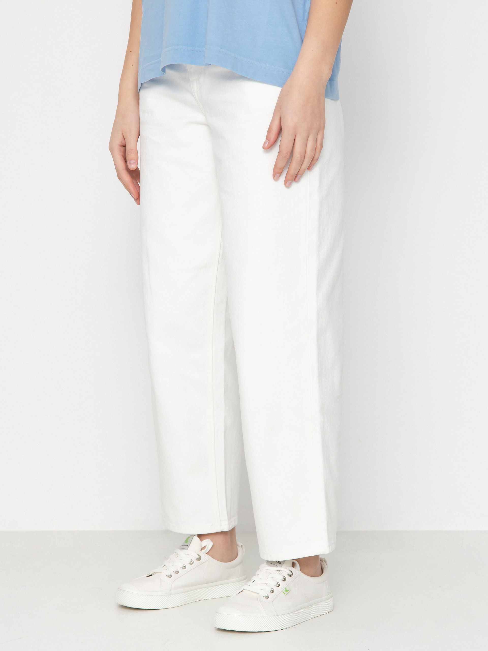 Nohavice Volcom Weellow Denim Wmn (star white)