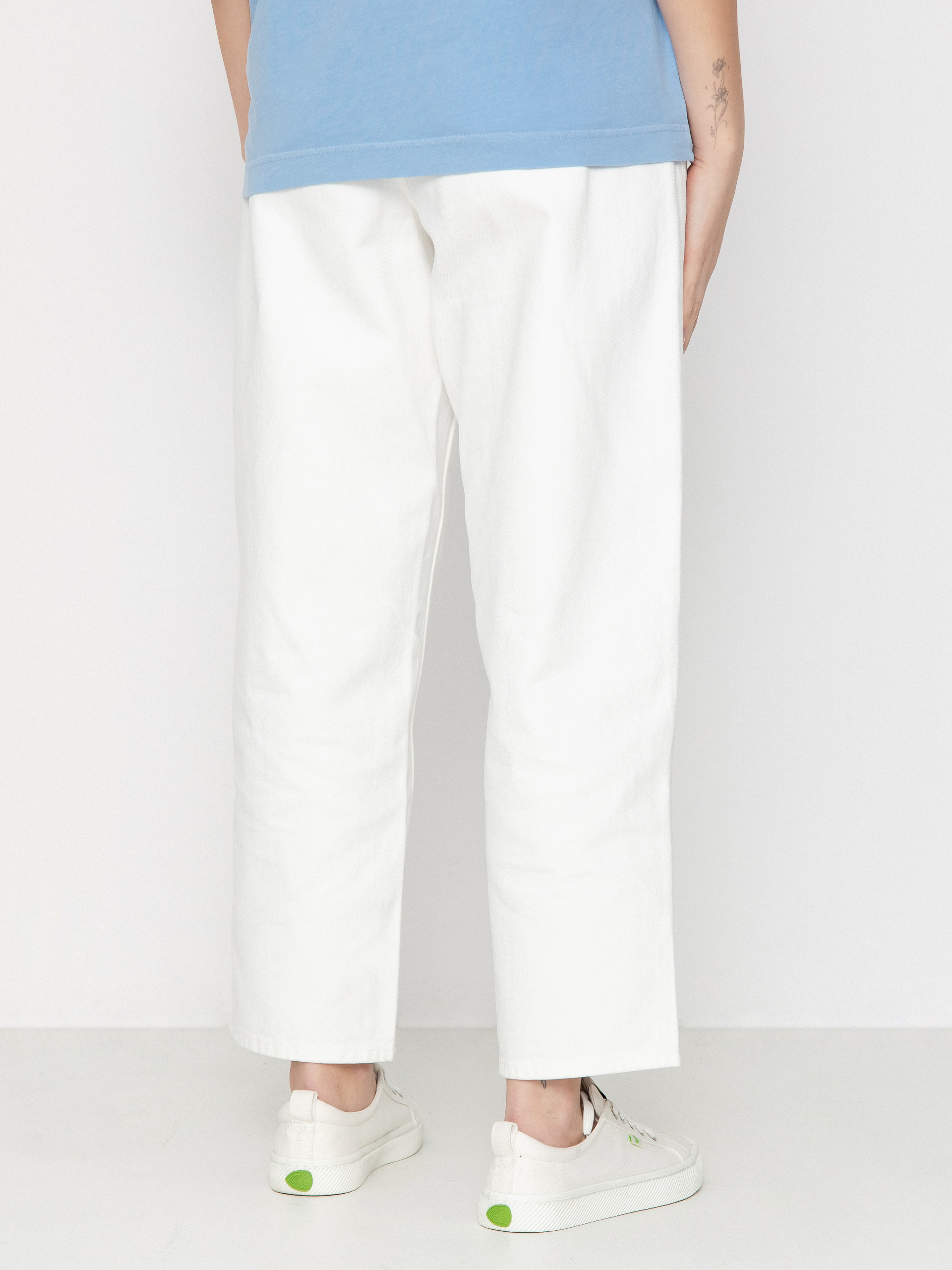 Nohavice Volcom Weellow Denim Wmn (star white)