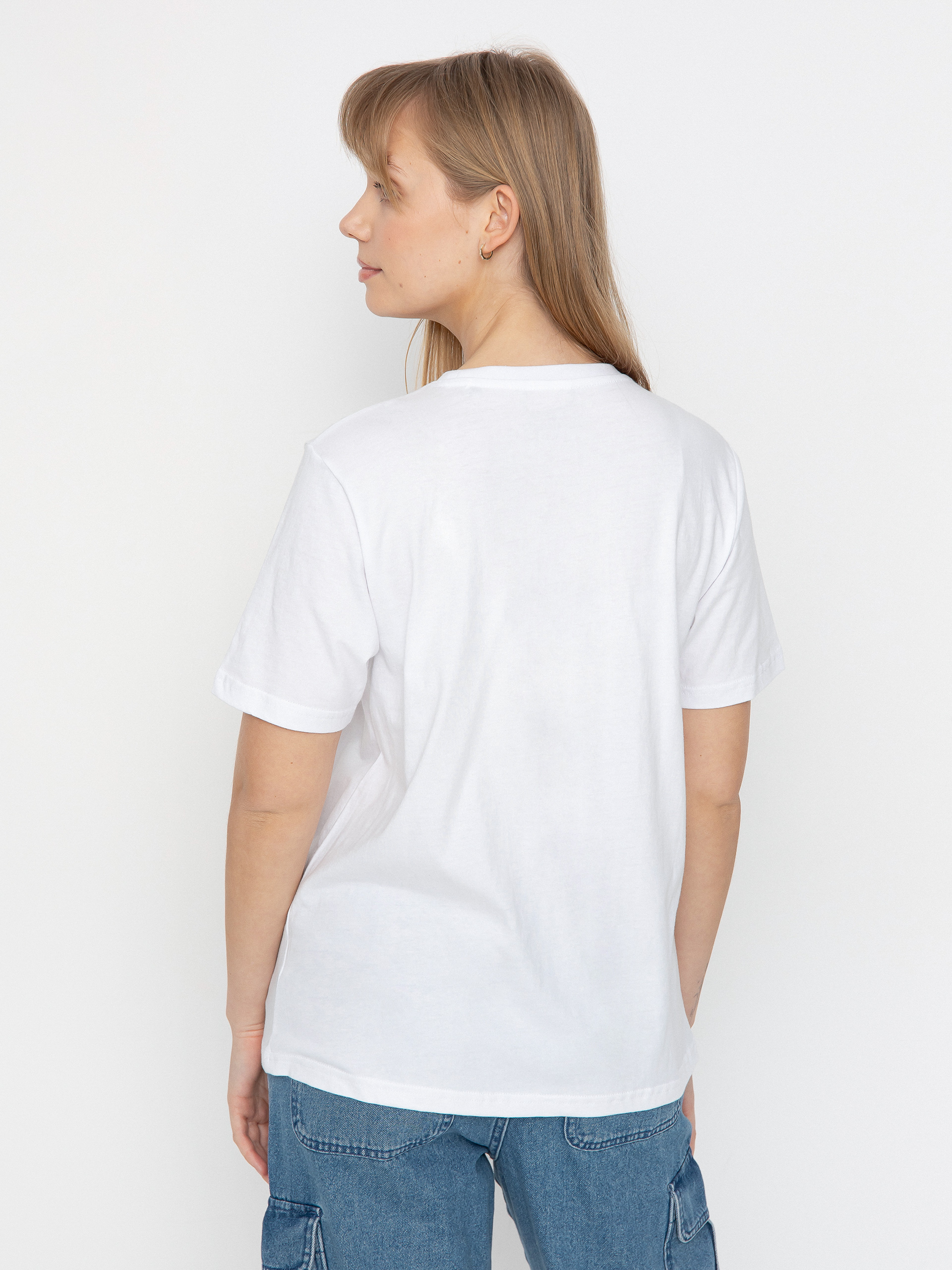 Tričko Santa Cruz Palm Strip Wmn (white)