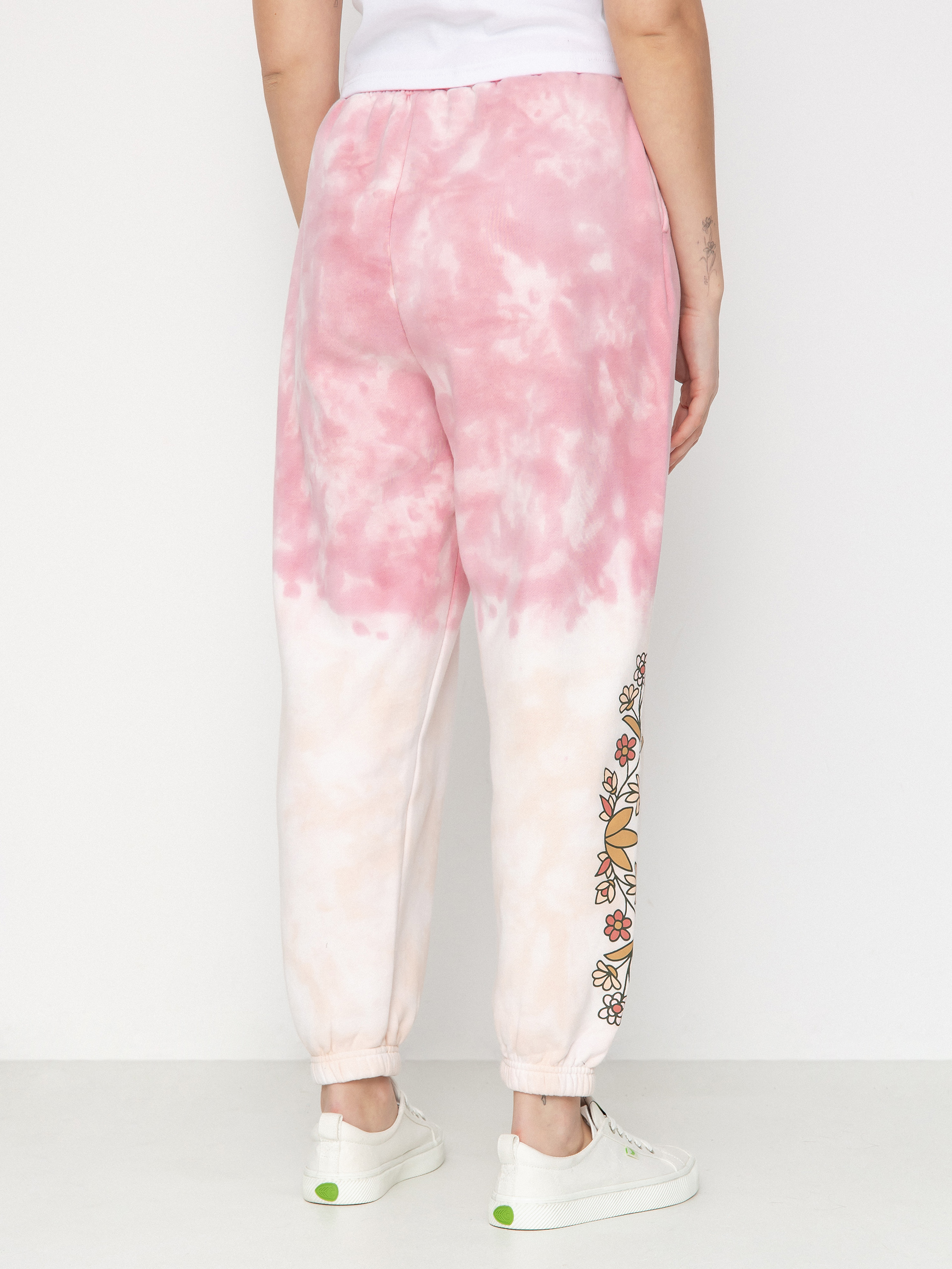 Nohavice Santa Cruz Sage Floral Sweatpant Wmn (pink dip dye)