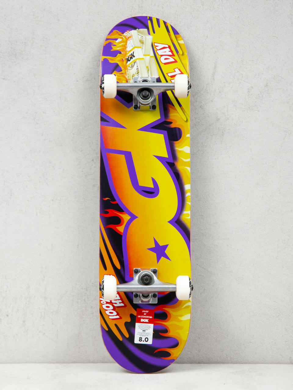 Skateboard DGK Street Heat (purple/yellow)