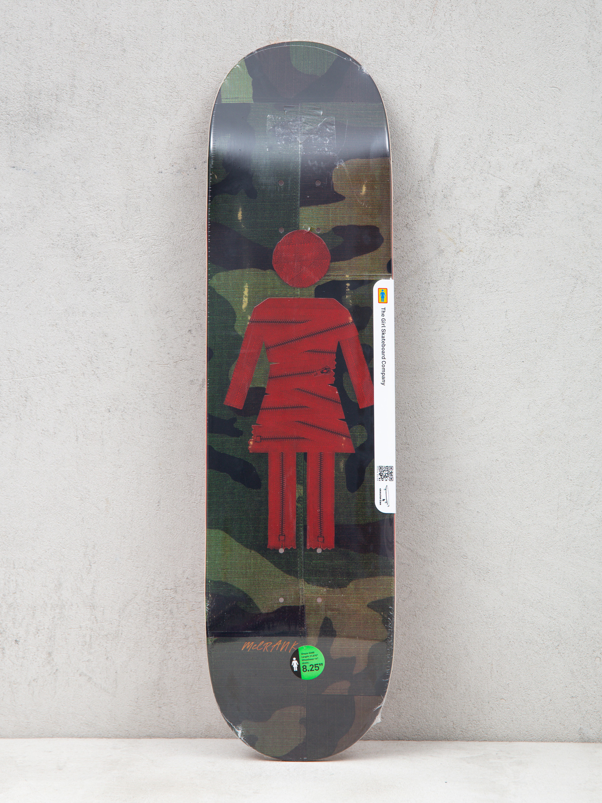 Doska Girl Skateboard Mccrank Scraps (camo)