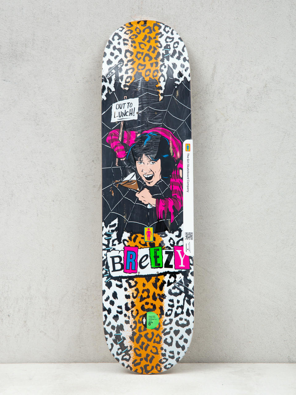 Doska Girl Skateboard Geering Out To Lunch (black)