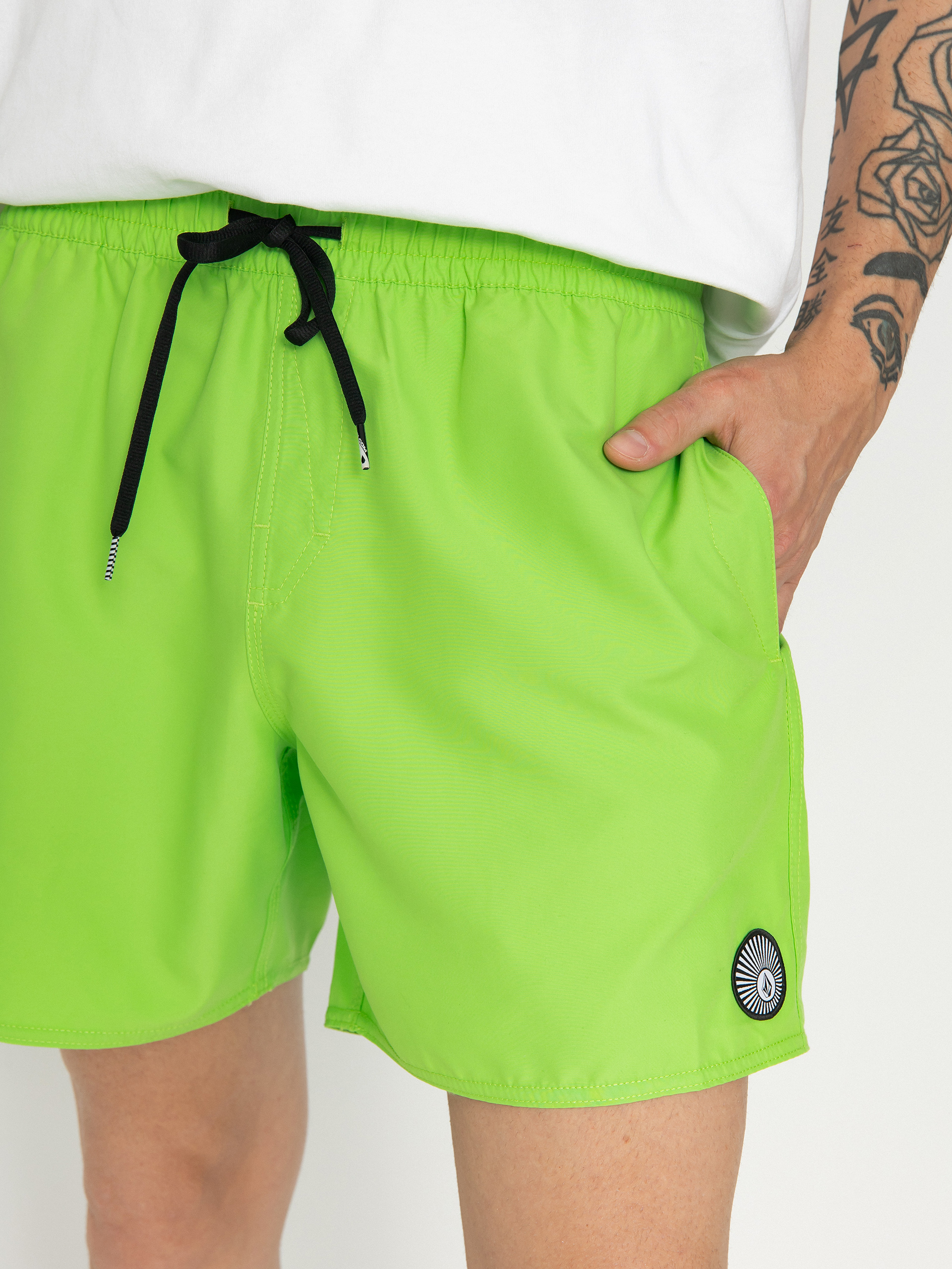 Kraťasy Volcom Lido Solid 16 (electric green)