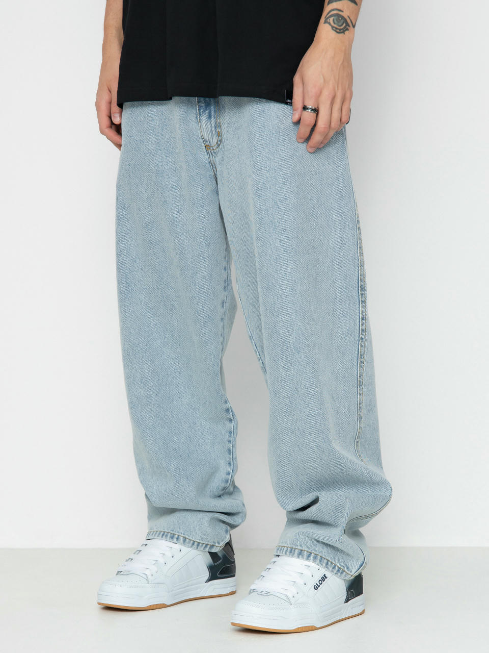 Nohavice Raw Hide Skateboards OG Jeans (light blue)