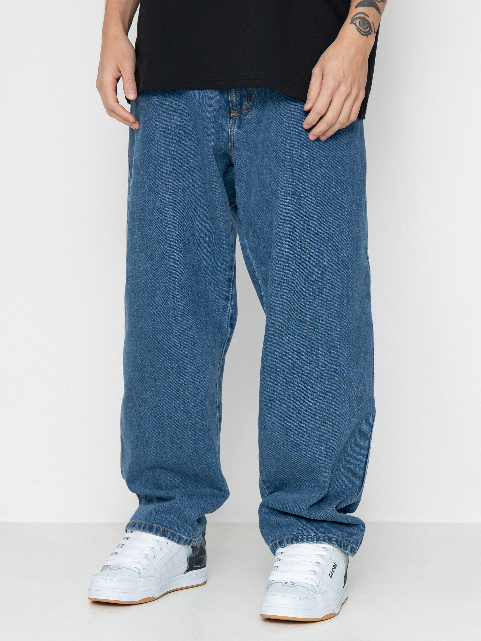 Nohavice Raw Hide Skateboards OG Jeans (denim blue)