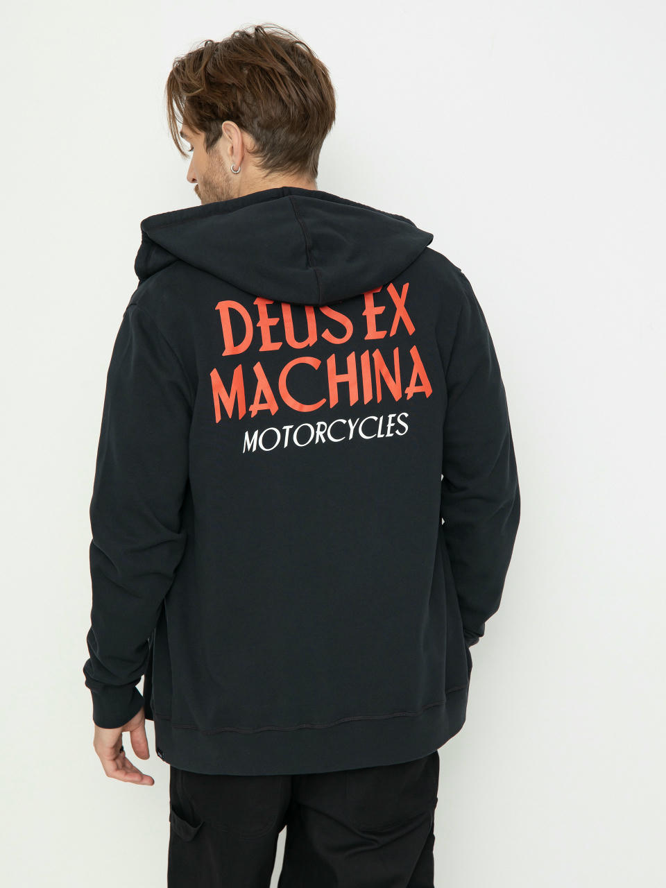 Mikina s kapucňou Deus Ex Machina Chinchilla HD (black)
