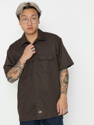 Košeľa Dickies Work Shirt (dark brown)