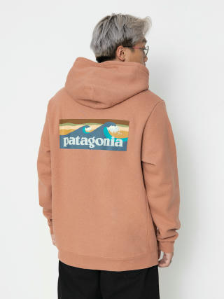 Mikina s kapucňou Patagonia Boardshort Logo Uprisal HD (sienna clay)
