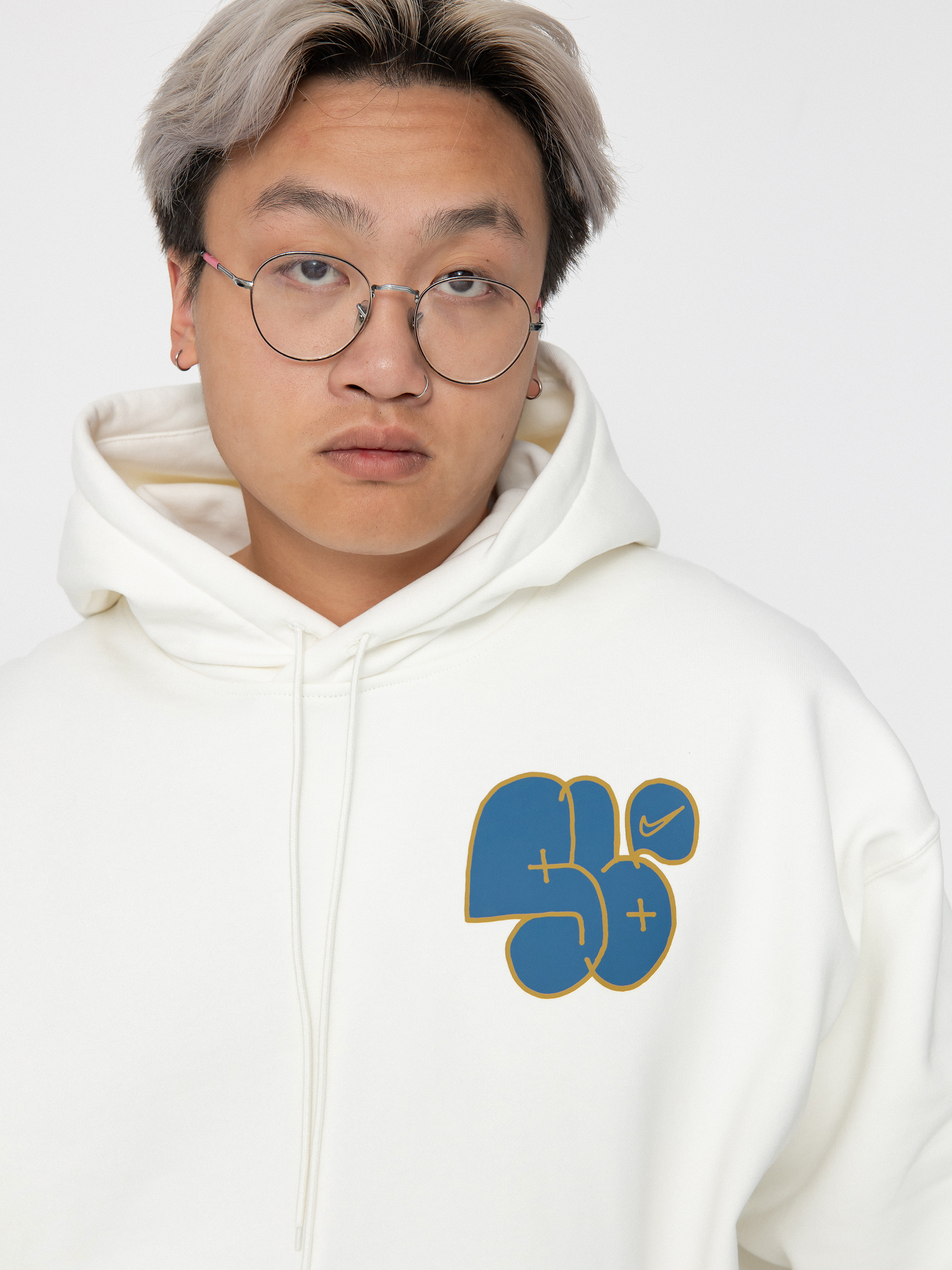 Mikina s kapucňou Nike SB Graff HD (sail)