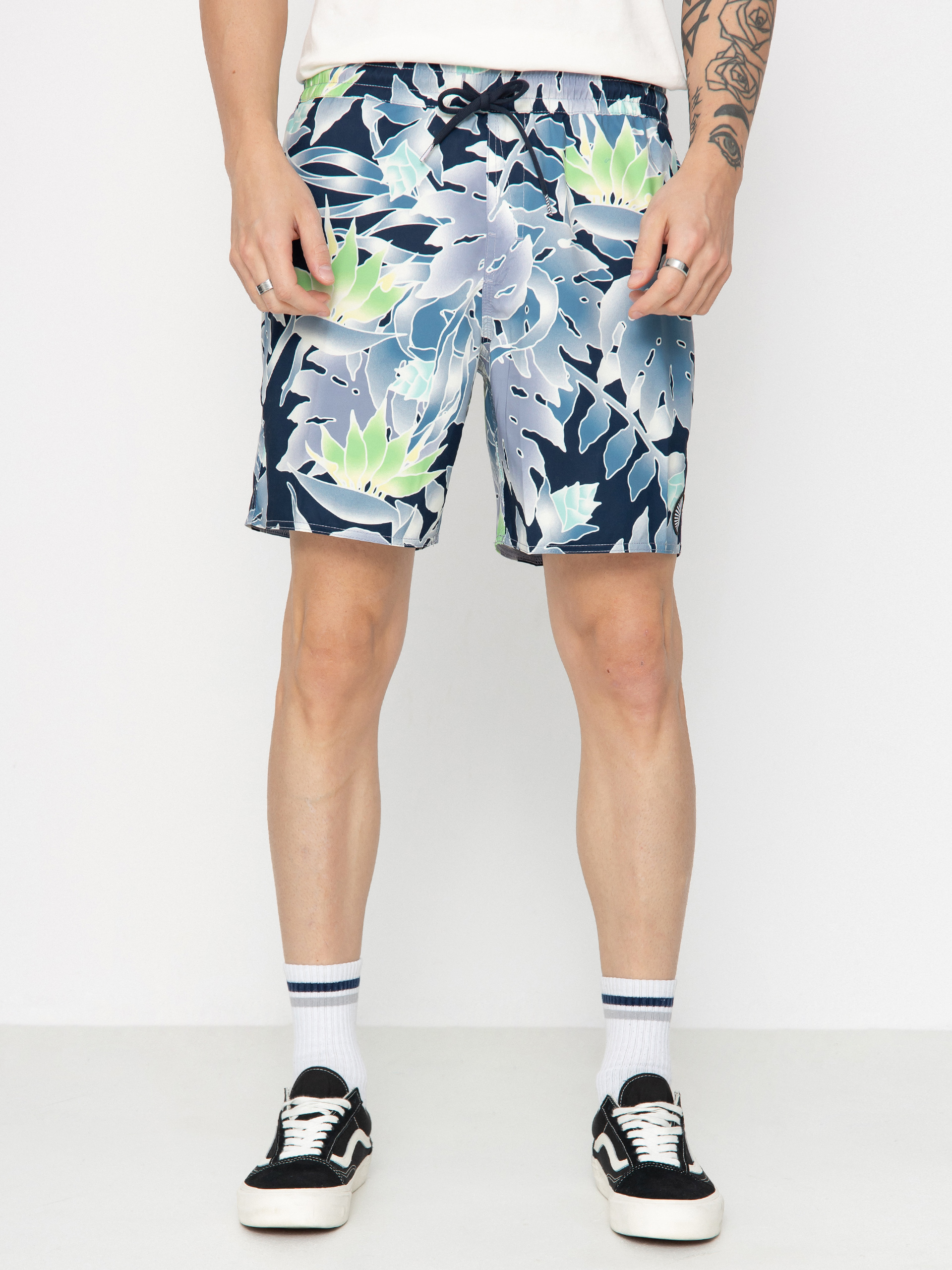 Krau0165asy Volcom Lido Print 17 (navy)