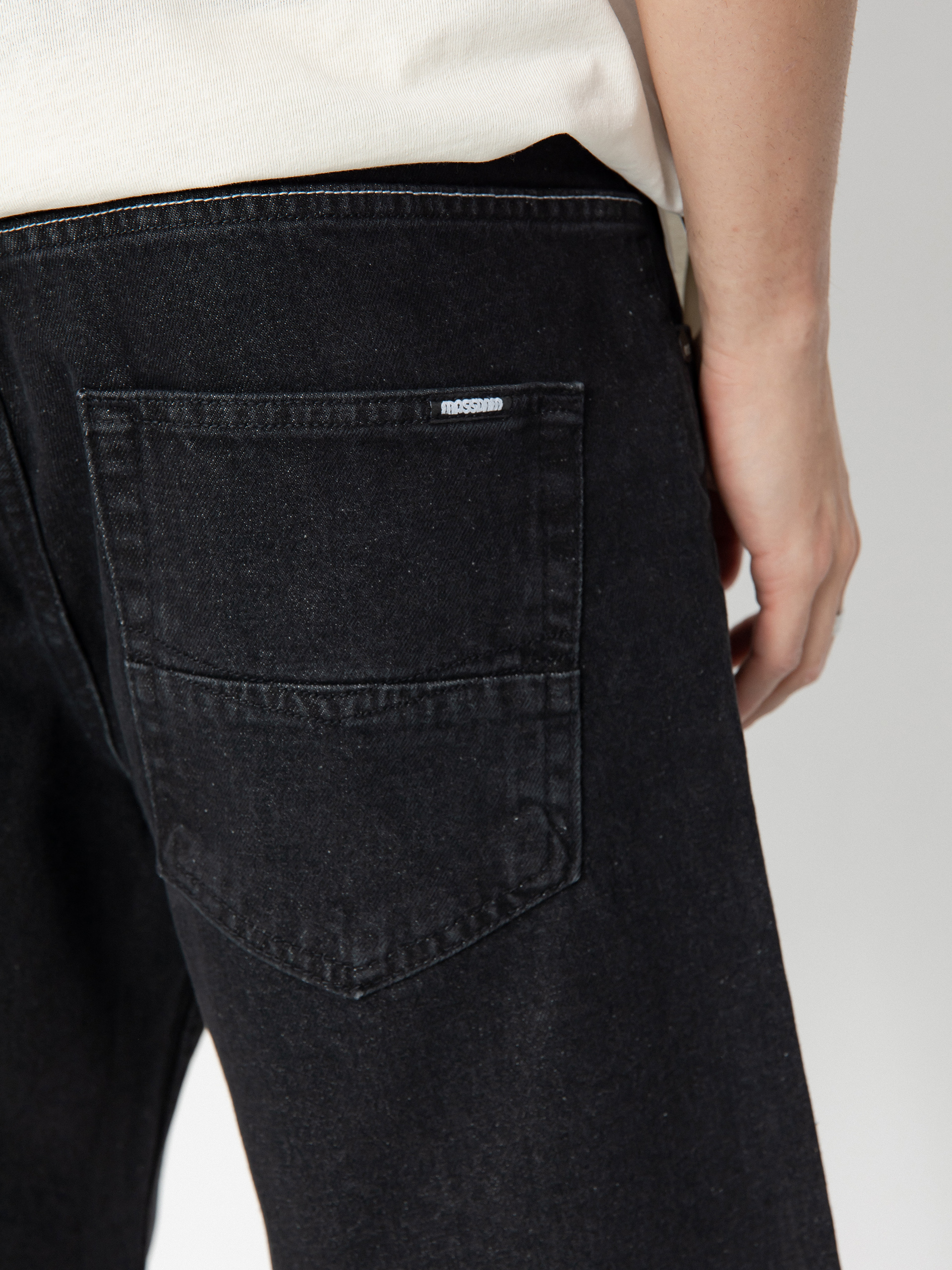 Kraťasy MassDnm Jeans Slang (black washed)