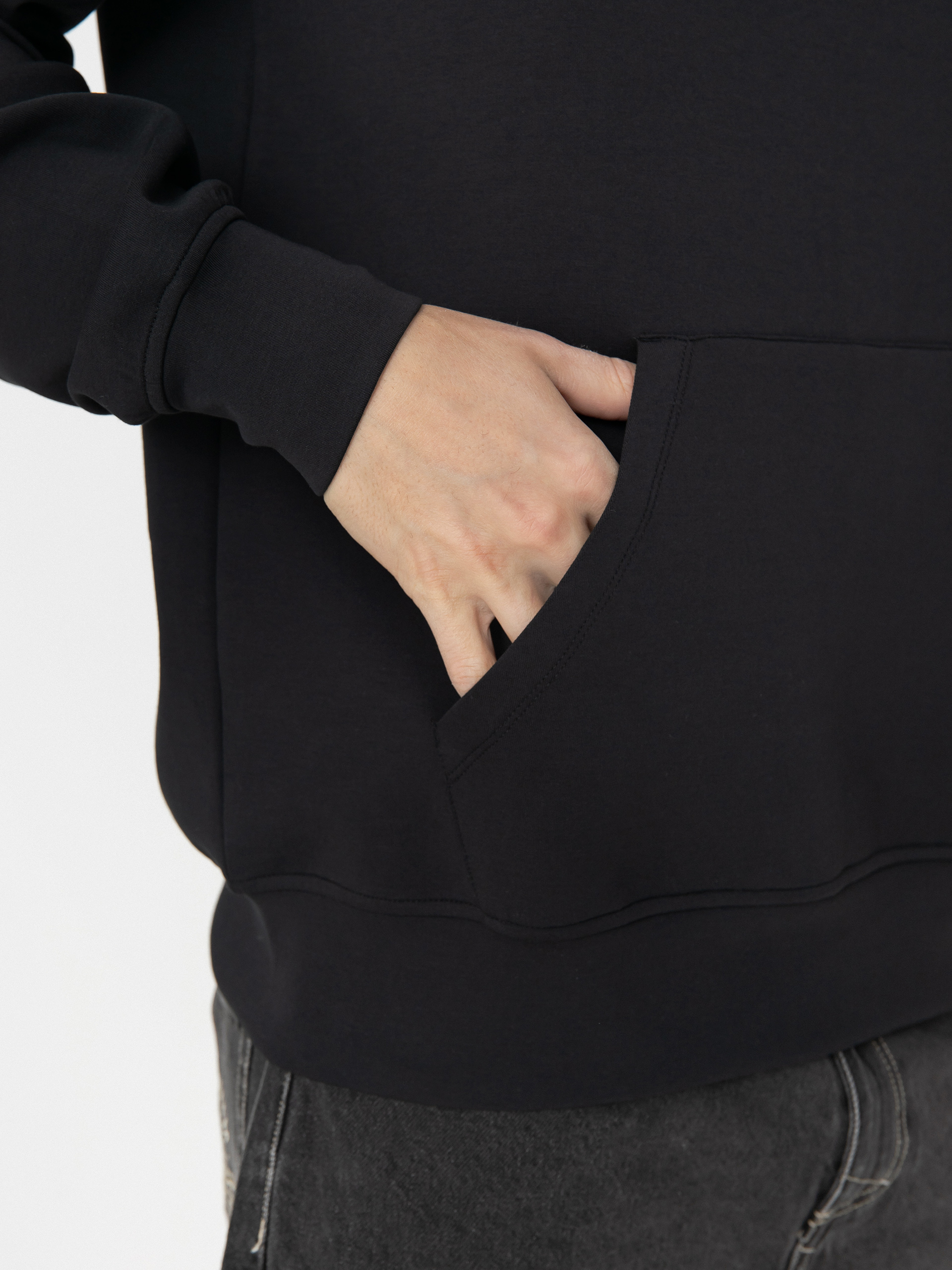 Mikina s kapucňou Prosto Logy HD (black)