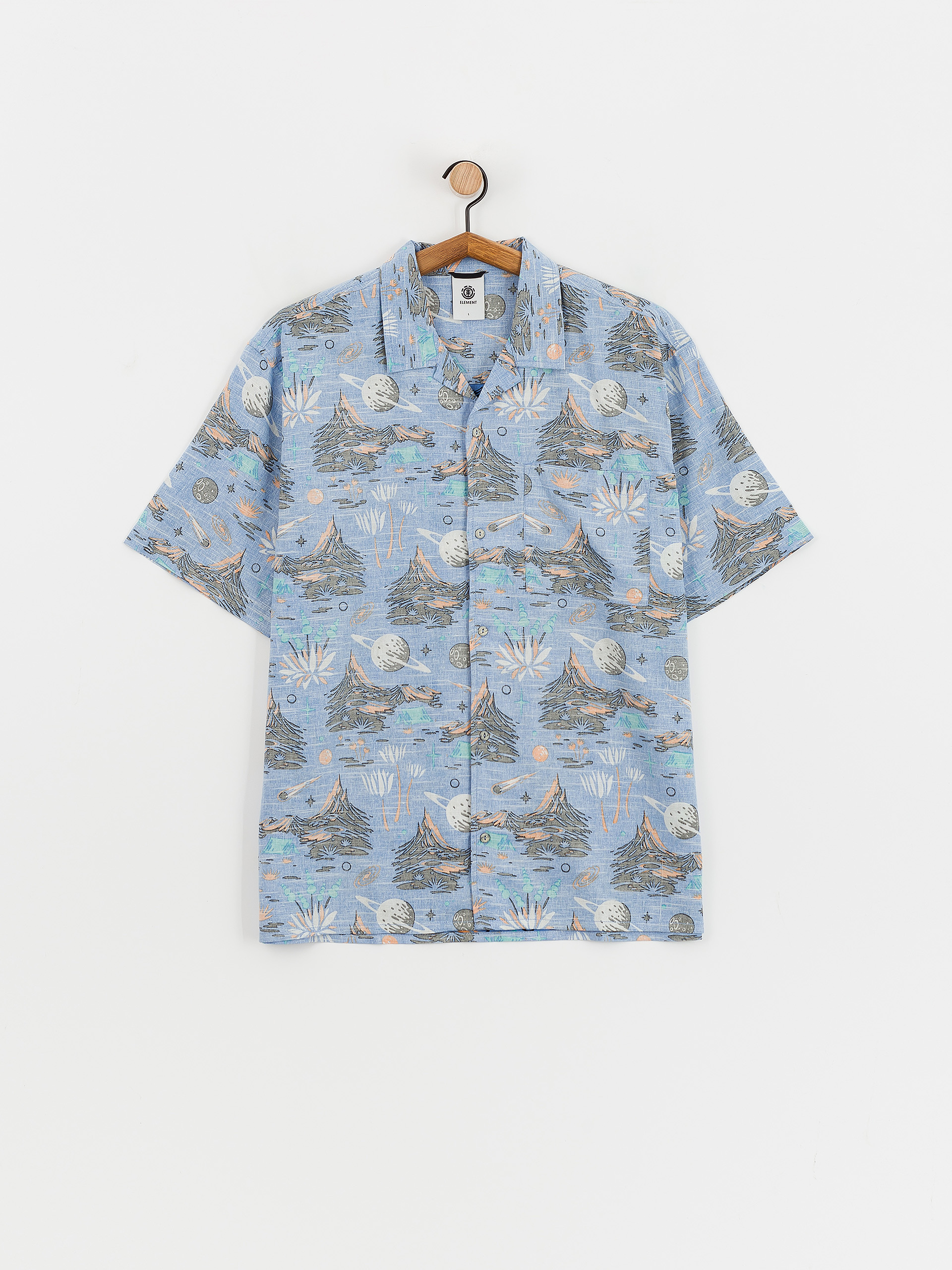 Košeľa Element Thalweg (saturn camp blue)