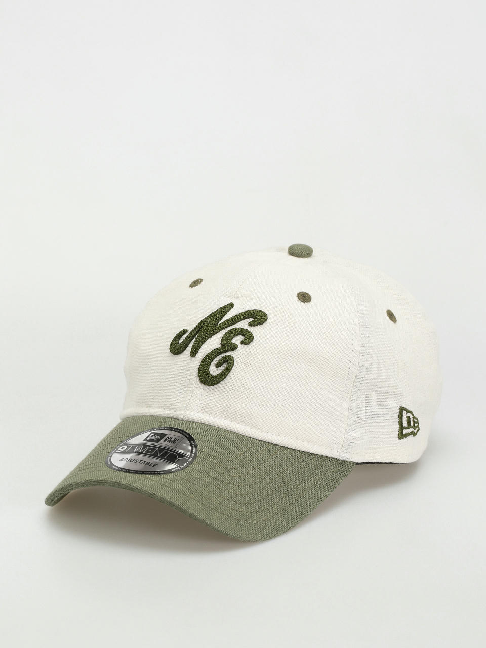 Šiltovka New Era Linen Script 9Twenty (white/green)