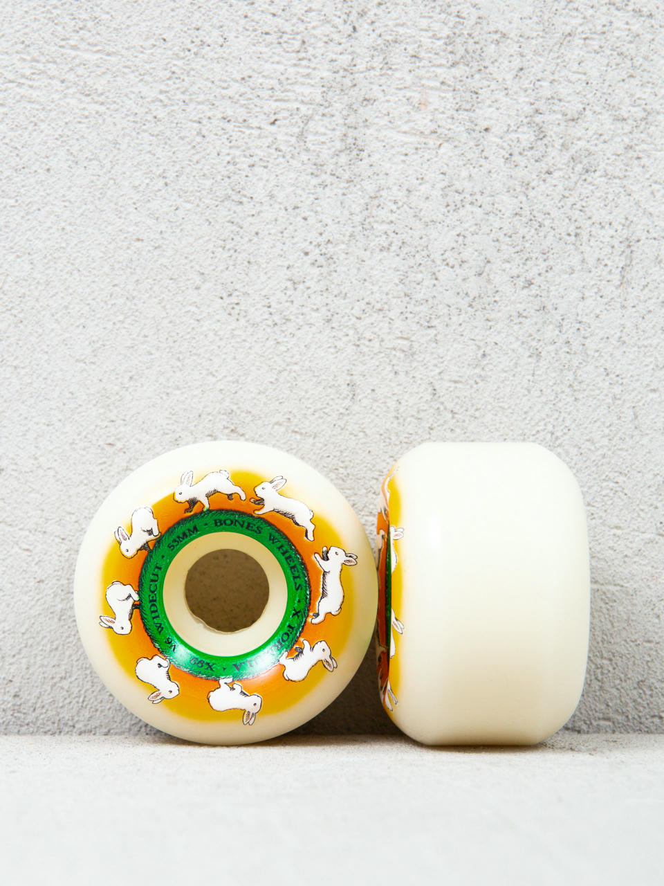 Kolieska Bones X Formula Runny Bunny V5 Wide Cut 99A (white/orange)