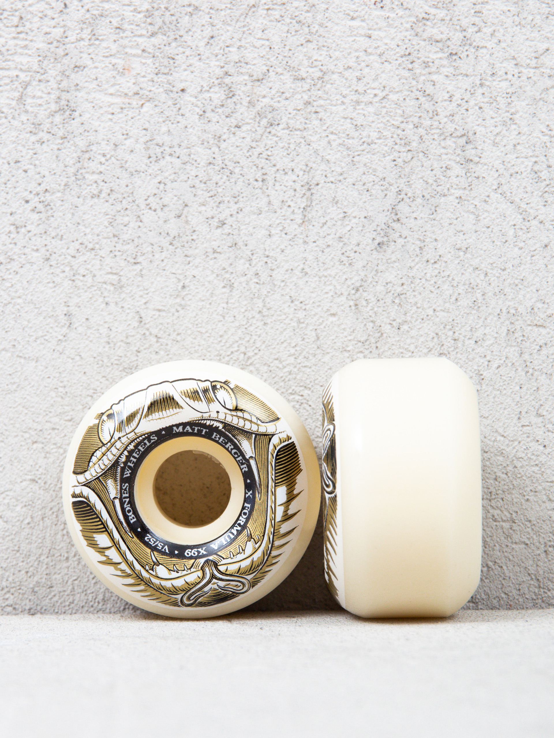 Kolieska Bones X Formula Berger Battlesnake V5 Sidecut 99A (natural/gold/black)