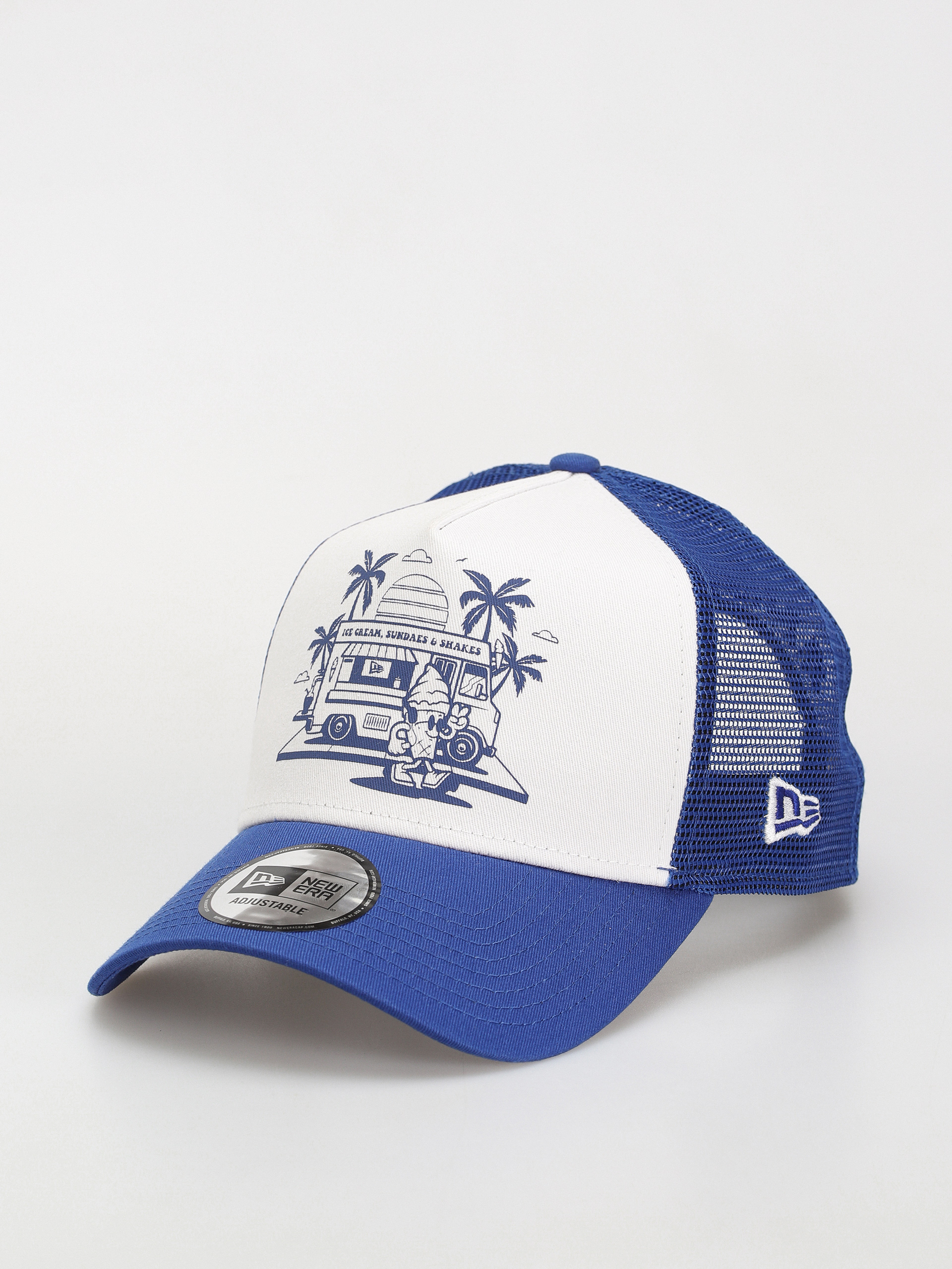 Šiltovka New Era Graphic Trucker (blue/white)