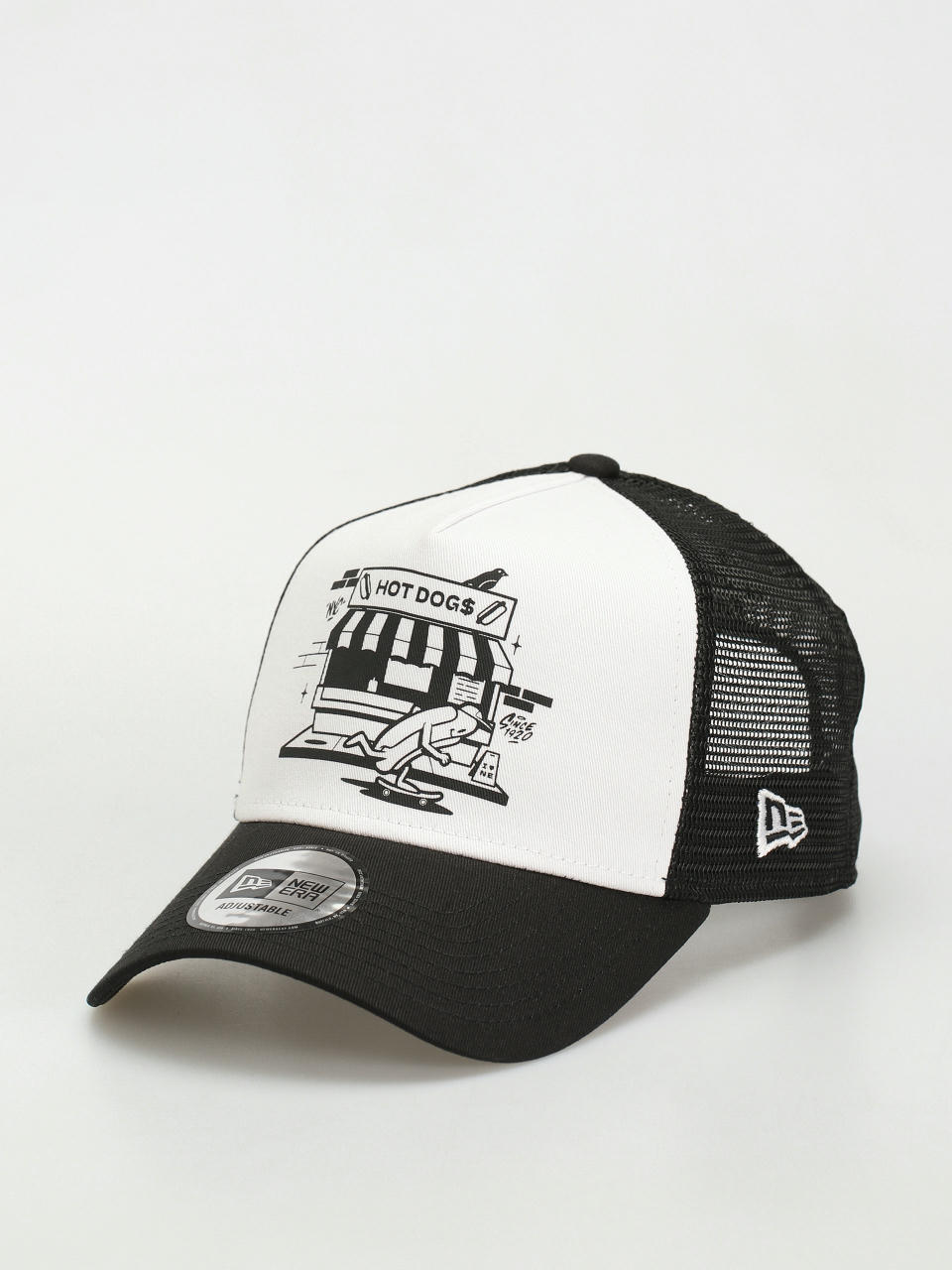 Šiltovka New Era Graphic Trucker (black/white)