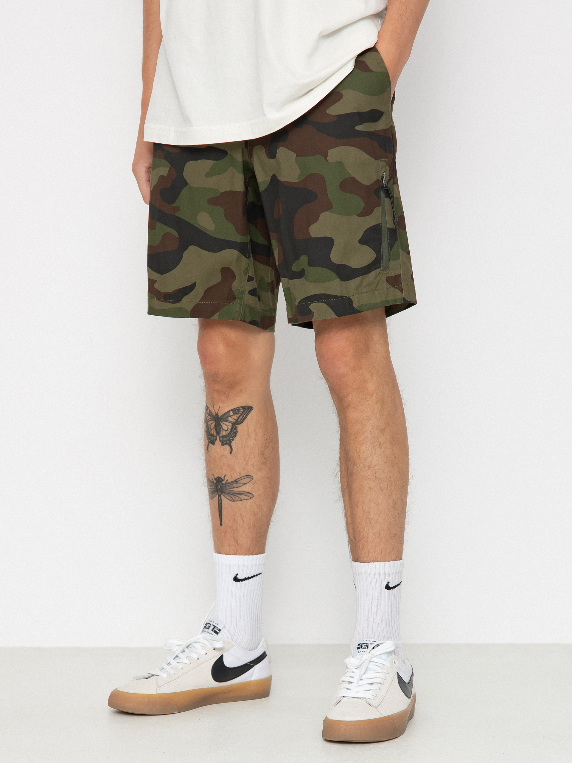 Kraťasy Fox Essex Camo Short 3.0 (green camo)