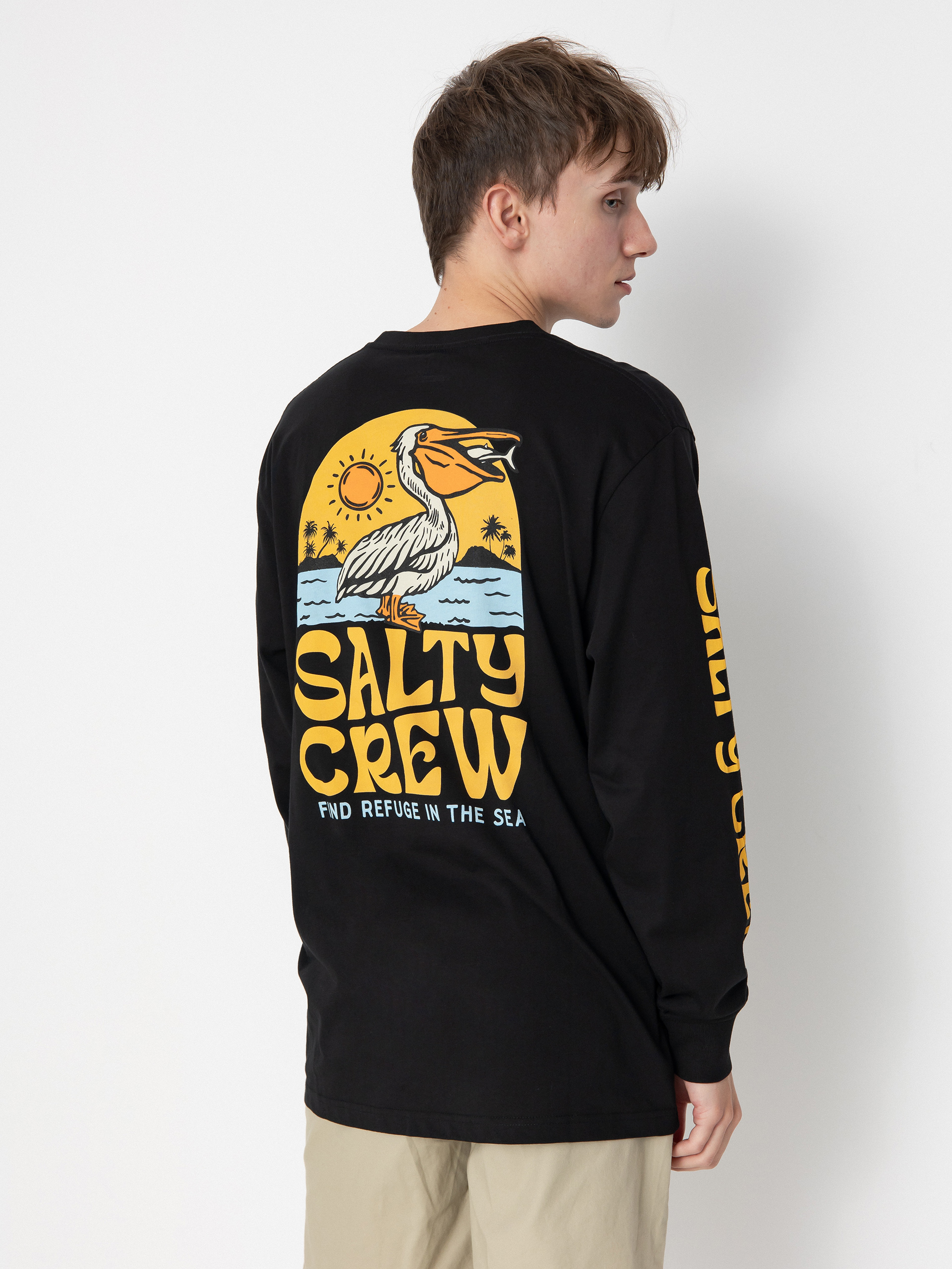 Triko Salty Crew Seaside Standard (black)