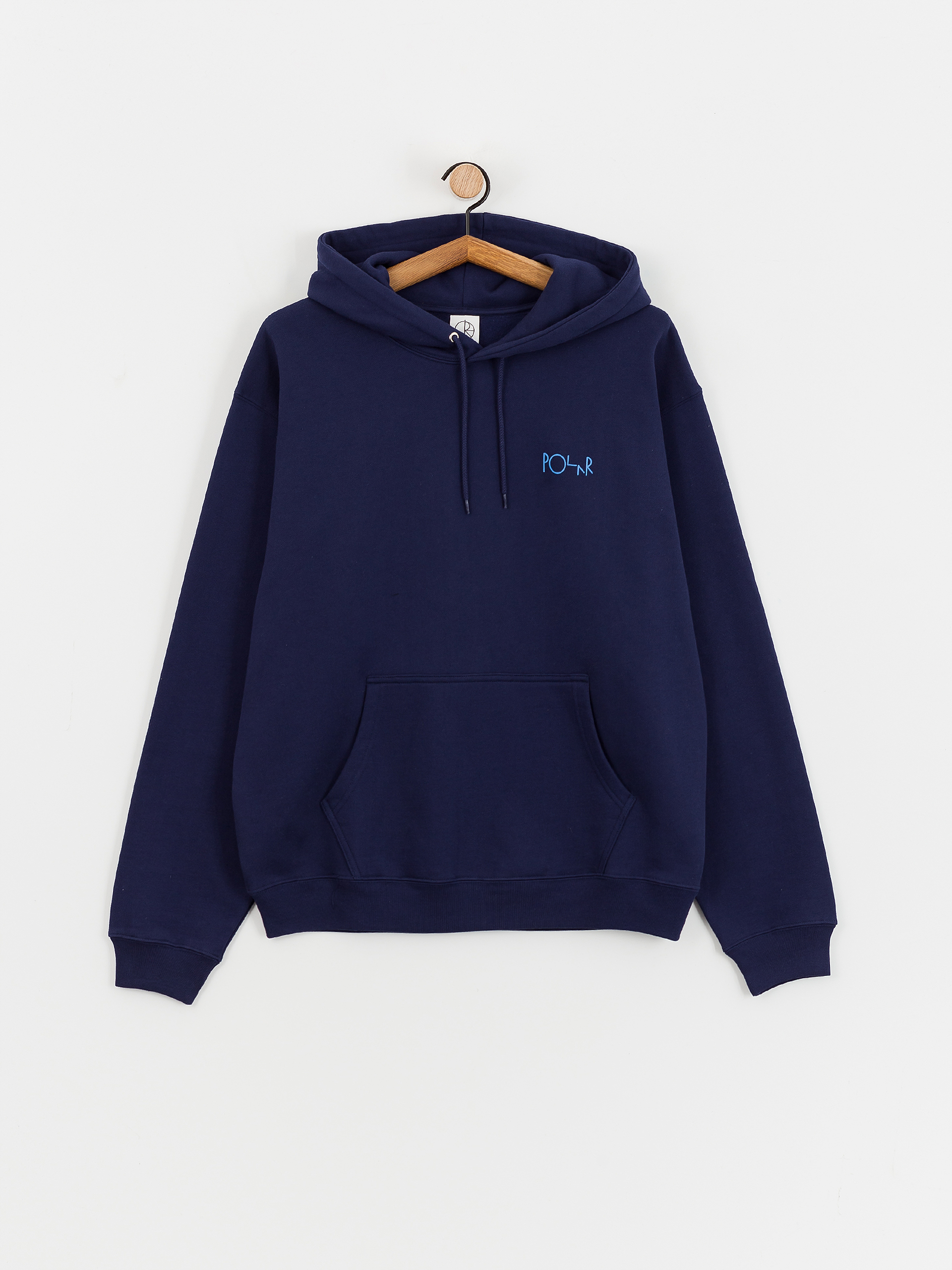 Mikina s kapucňou Polar Skate Dave Hoodie Stroke Logo HD (dark blue)